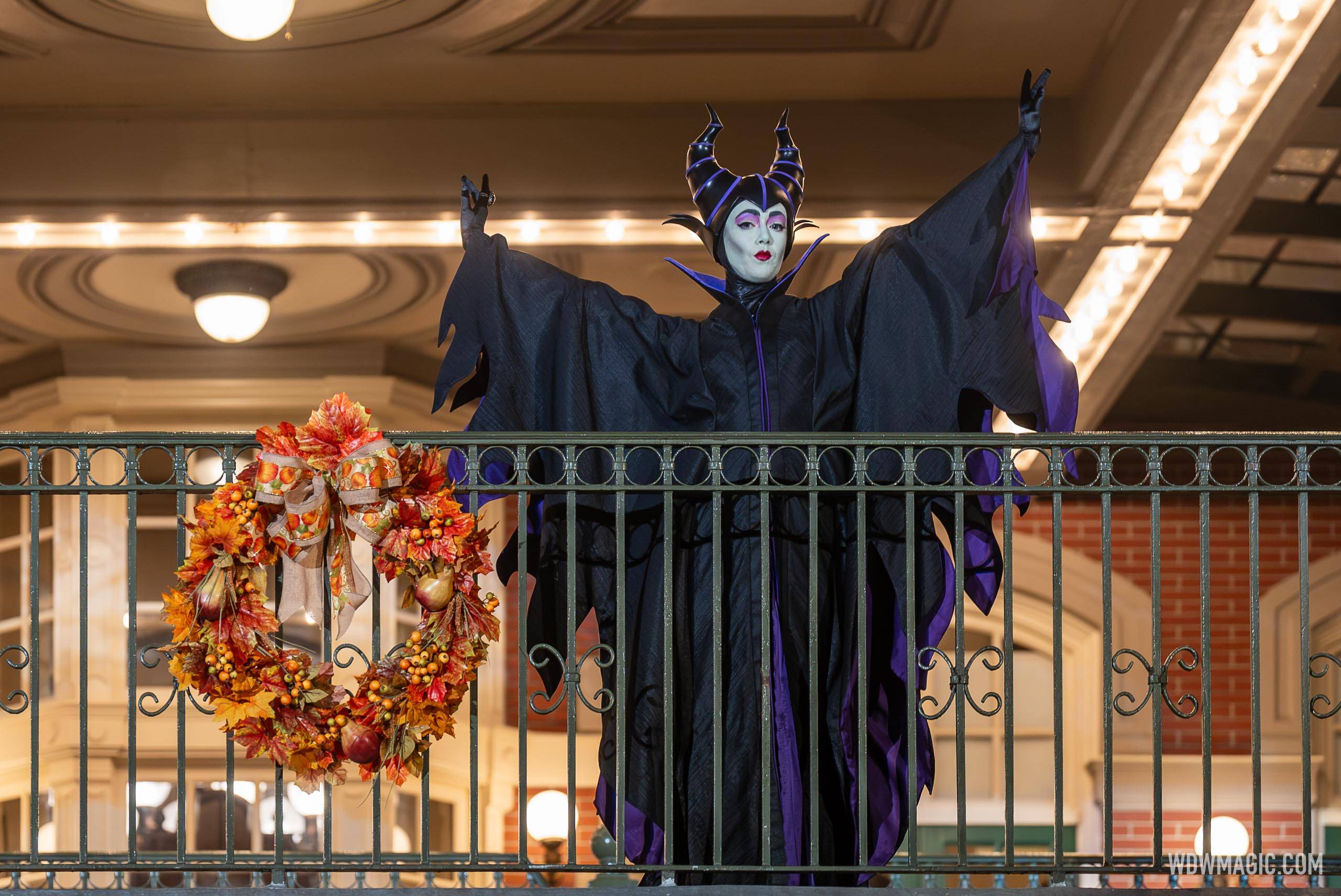 Evil Queen and Maleficent at Mickey's Not-So-Scary Halloween Party