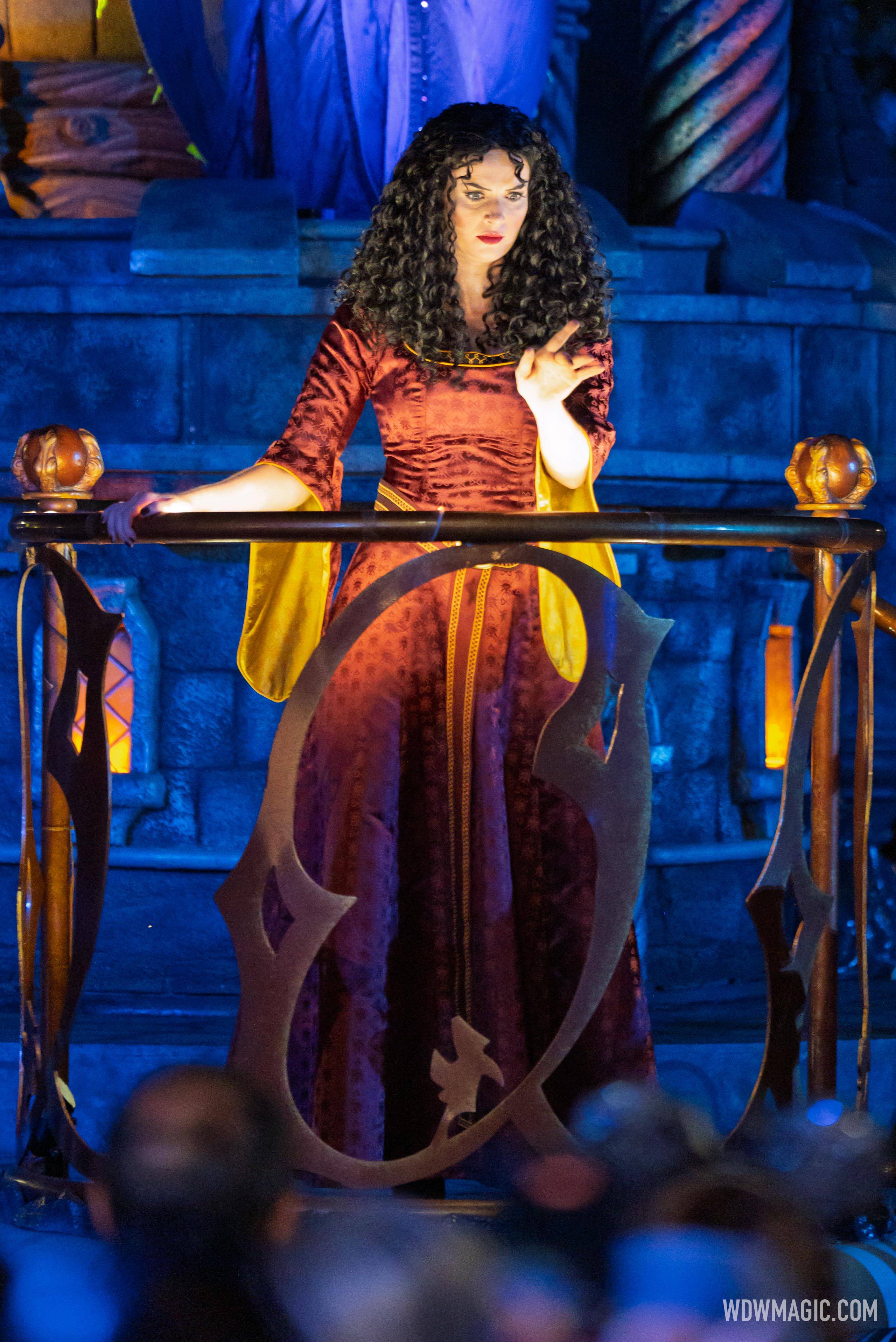 Tangled Villain Mother Gothel Appears for the First Time at Magic Kingdom