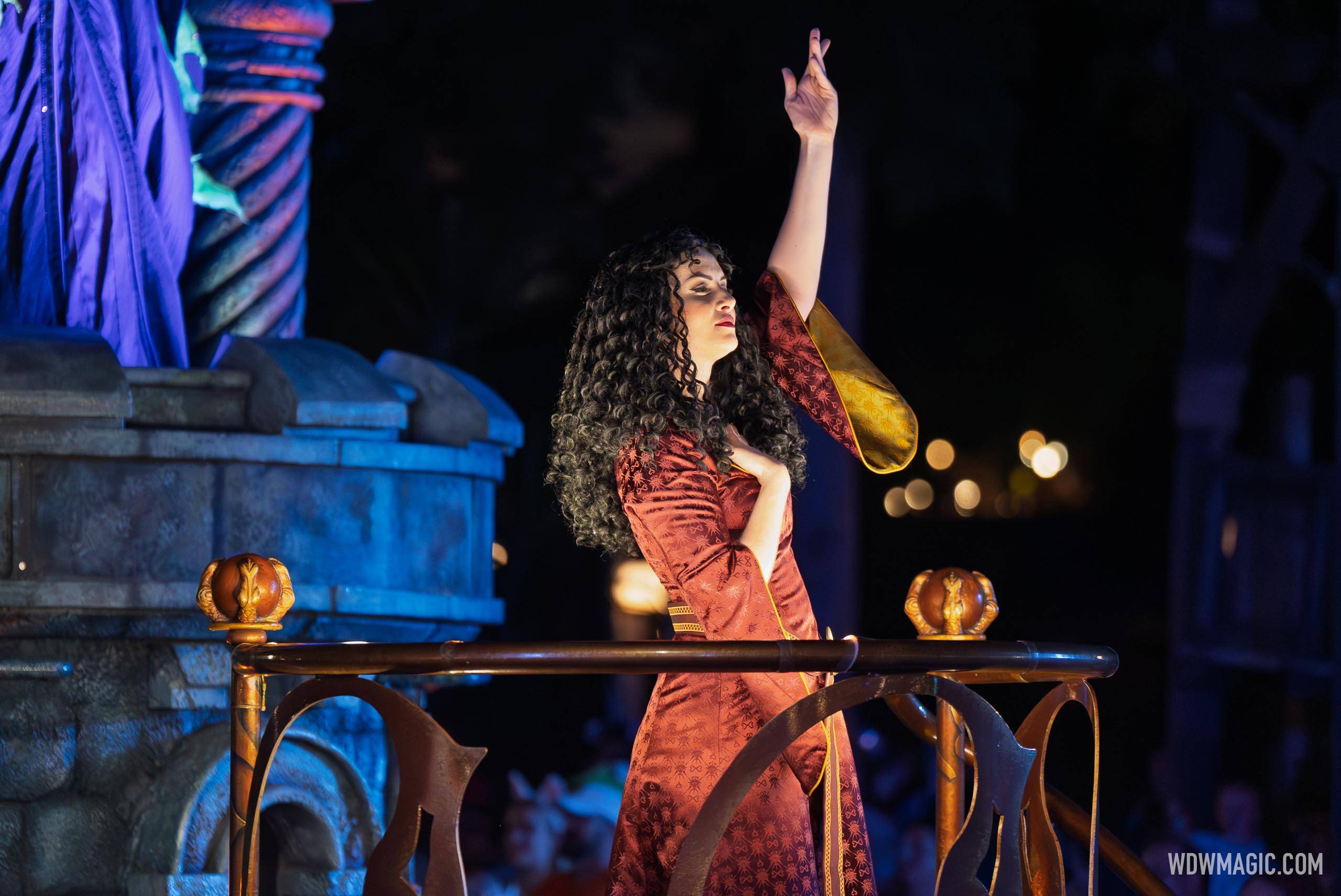 Tangled Villain Mother Gothel Appears for the First Time at Magic Kingdom