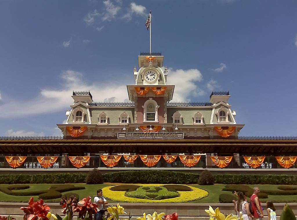 Halloween decorations now being installed at the Magic Kingdom