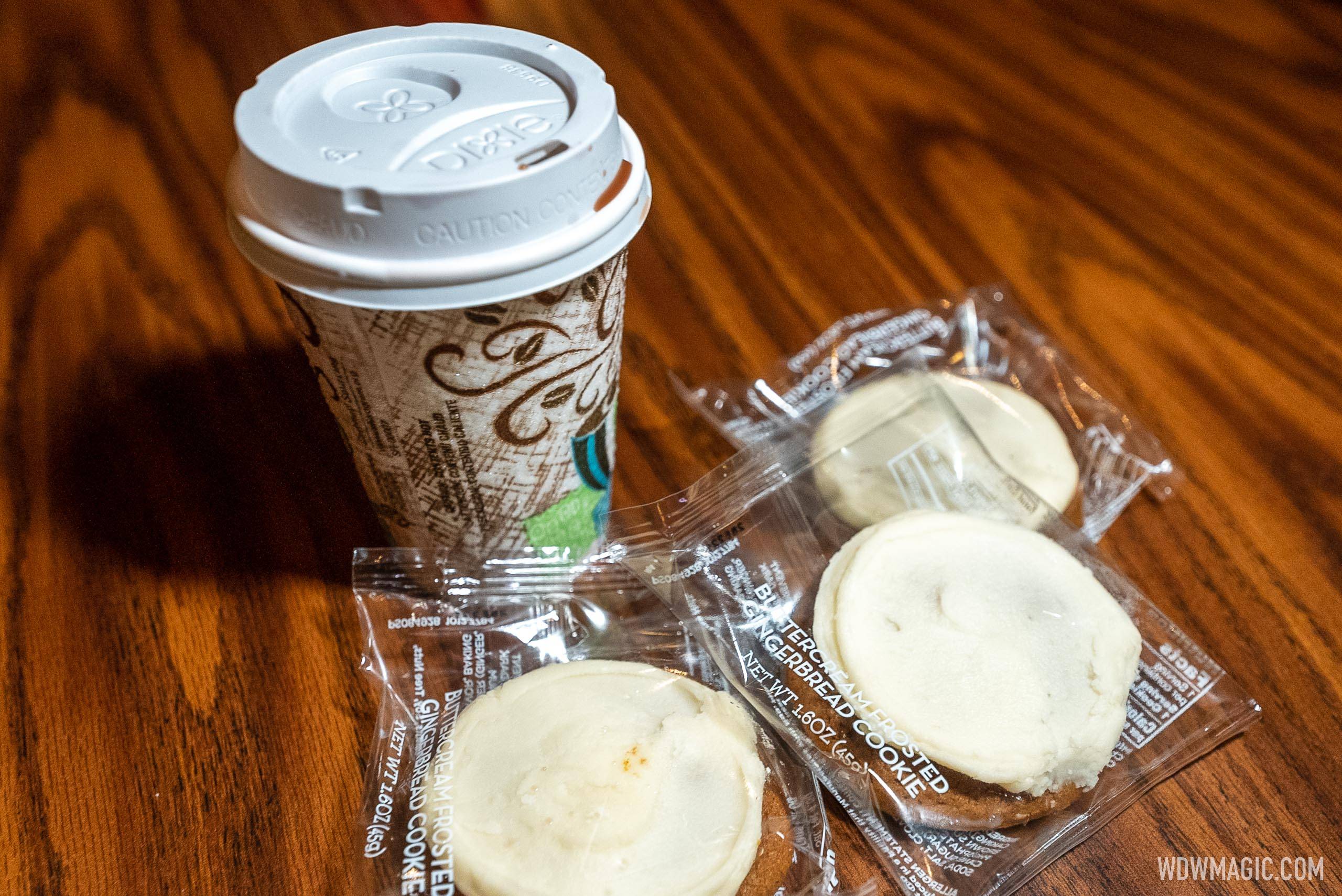 Mickey's Very Merry Christmas Party 2022 Complimentary Cookies and Beverages