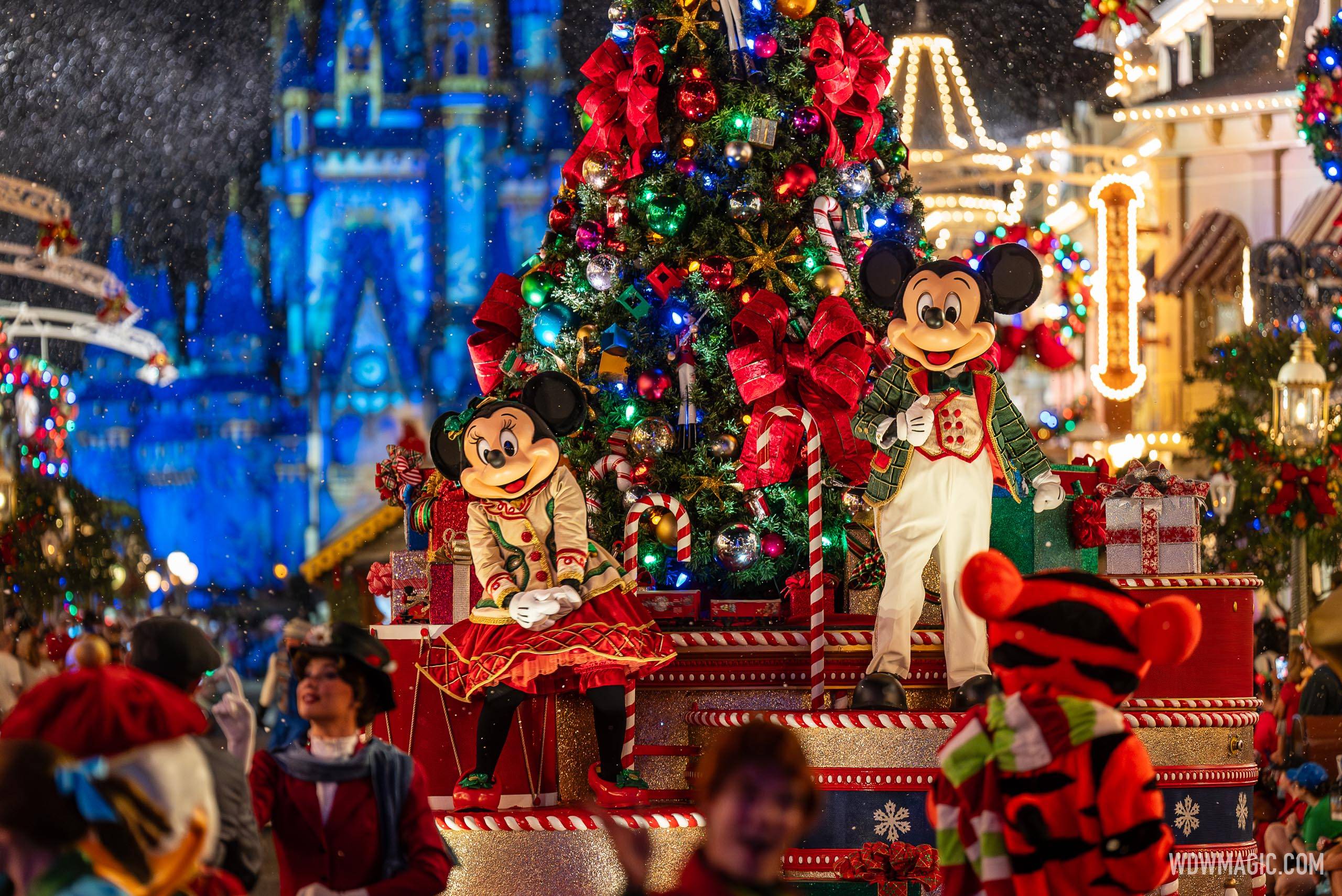 Datas da festa de Natal Mickey's Very Merry Christmas Party em 2023