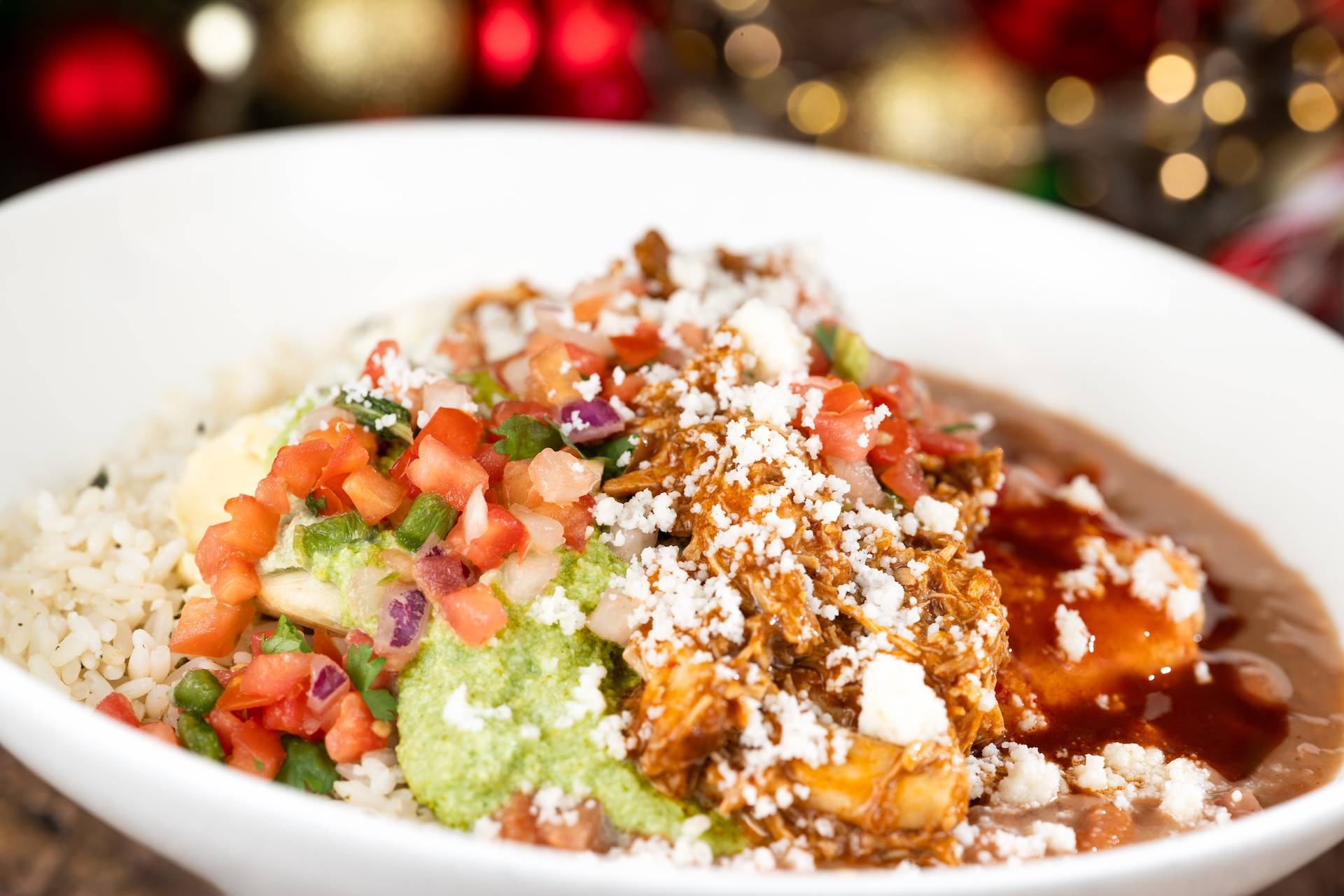 Christmas-style Chicken Tamale