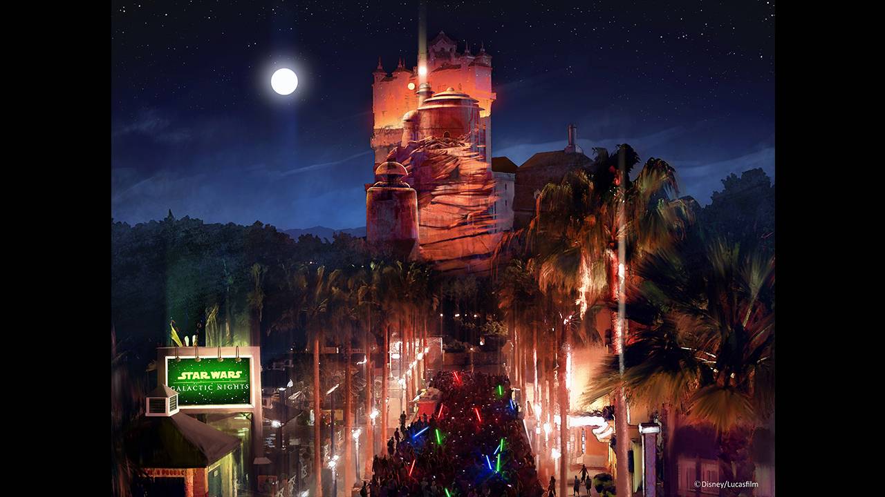 Tower of Terror Star Wars Projection concept art