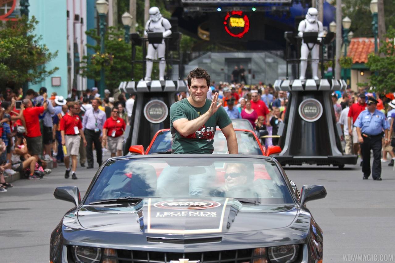 2013 Star Wars Weekends - Weekend 3 Legends of the Force motorcade - Sam Witwer