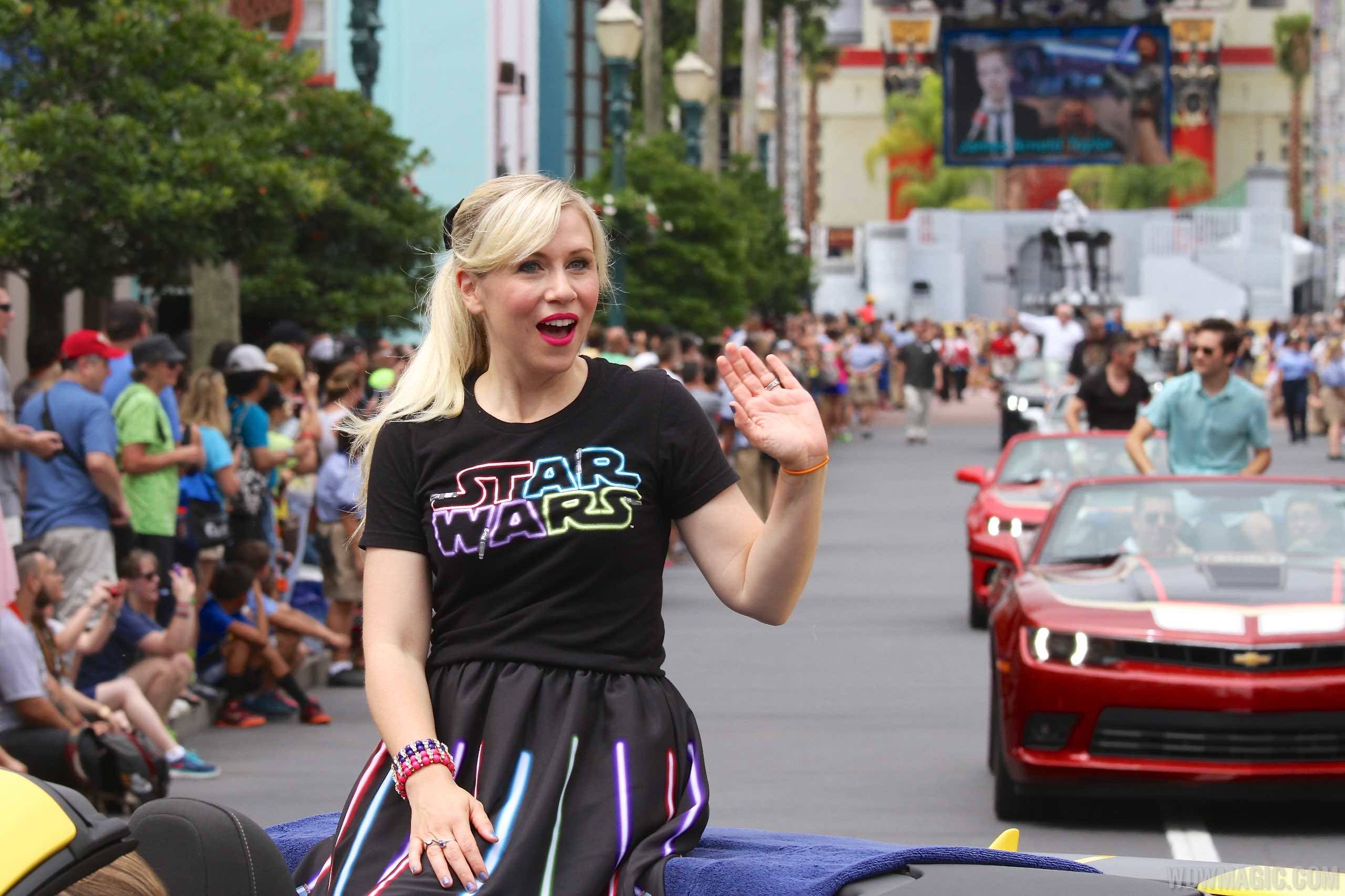 2015 Star Wars Weekends - Weekend 5 Legends of the Force motorcade celebrities - Ashley Eckstein