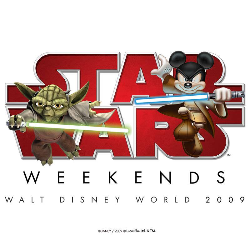 Star Wars Weekends 2009 logo. Copyright 2009 The Walt Disney Company.