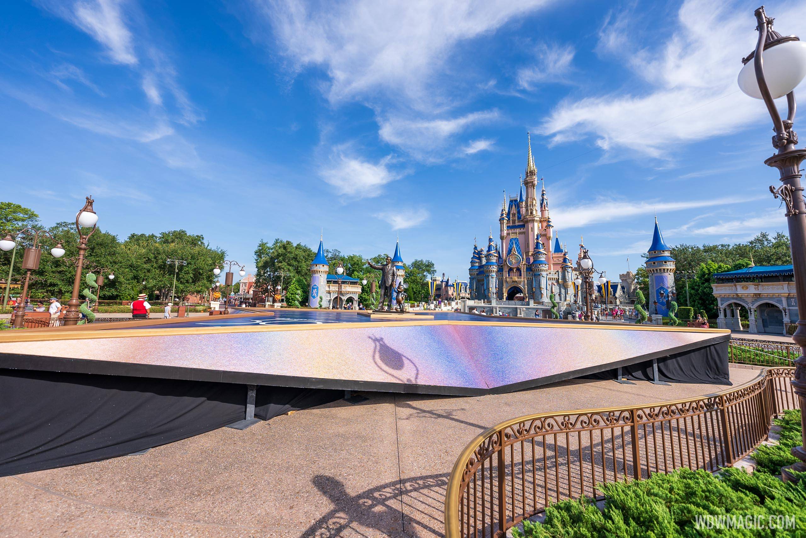 The World's Most Magical Celebration TV special stage at the Magic Kingdom