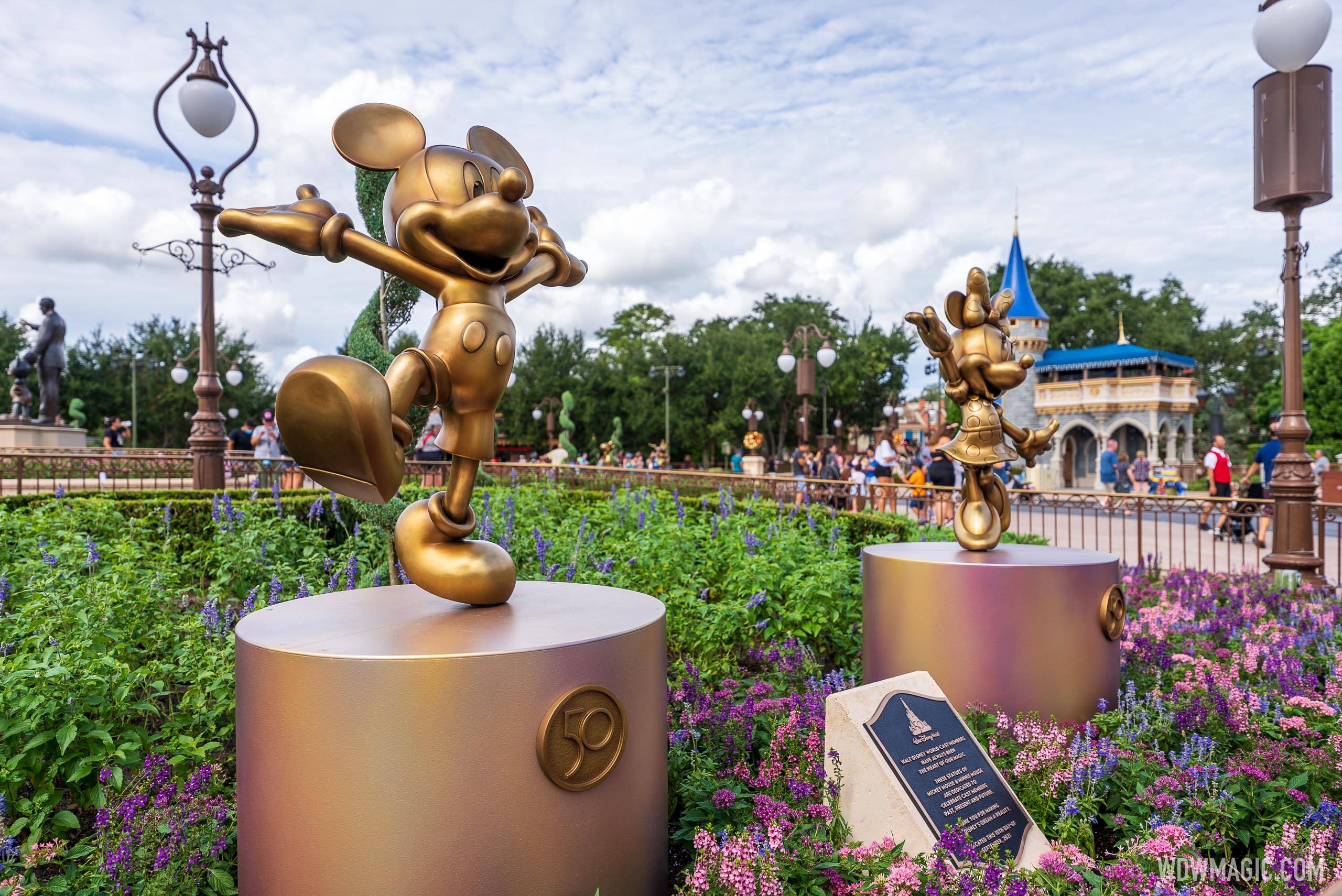 Fab 50 Mickey Mouse and Minnie Mouse statues dedicated to Walt