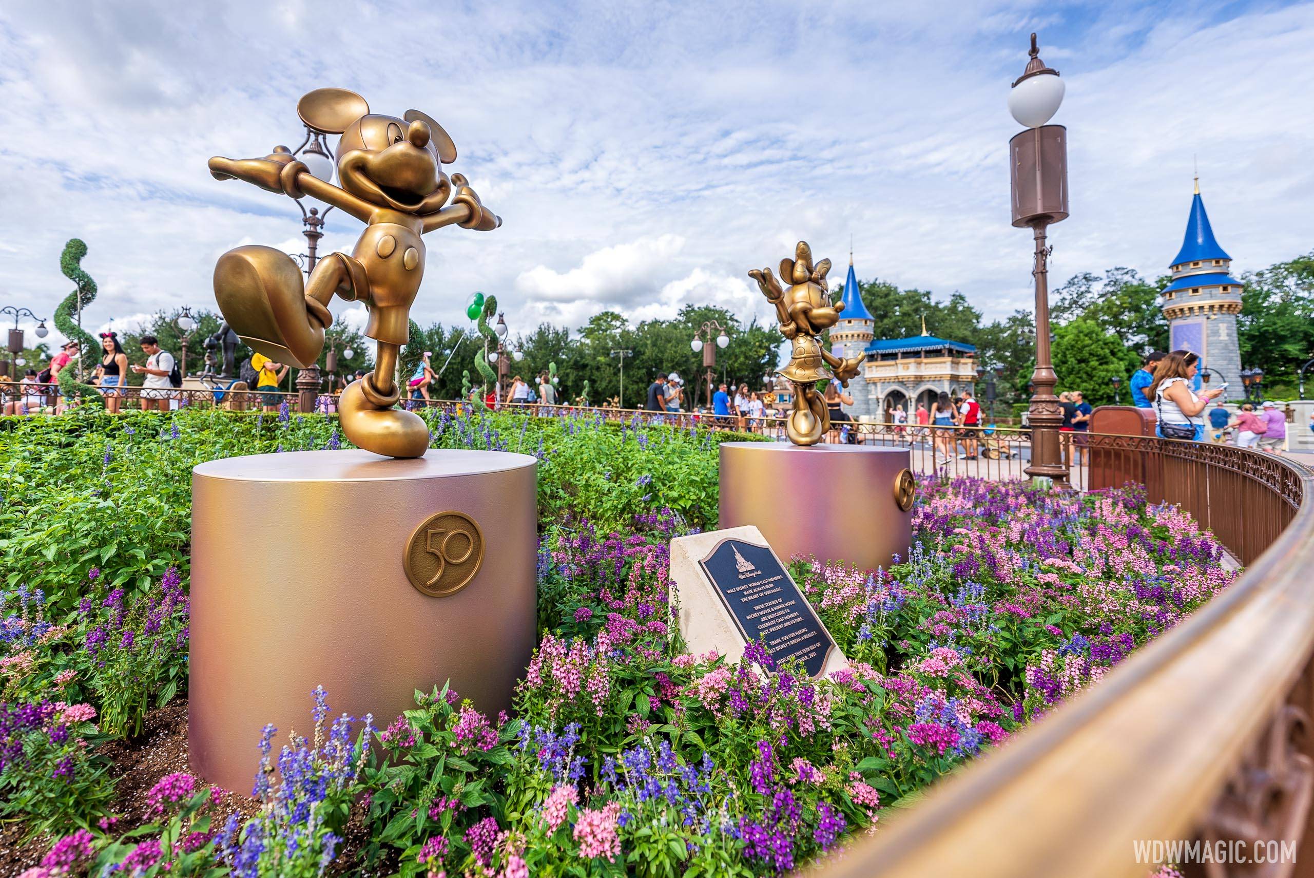 Fab 50 Mickey Mouse and Minnie Mouse statues dedicated to Walt