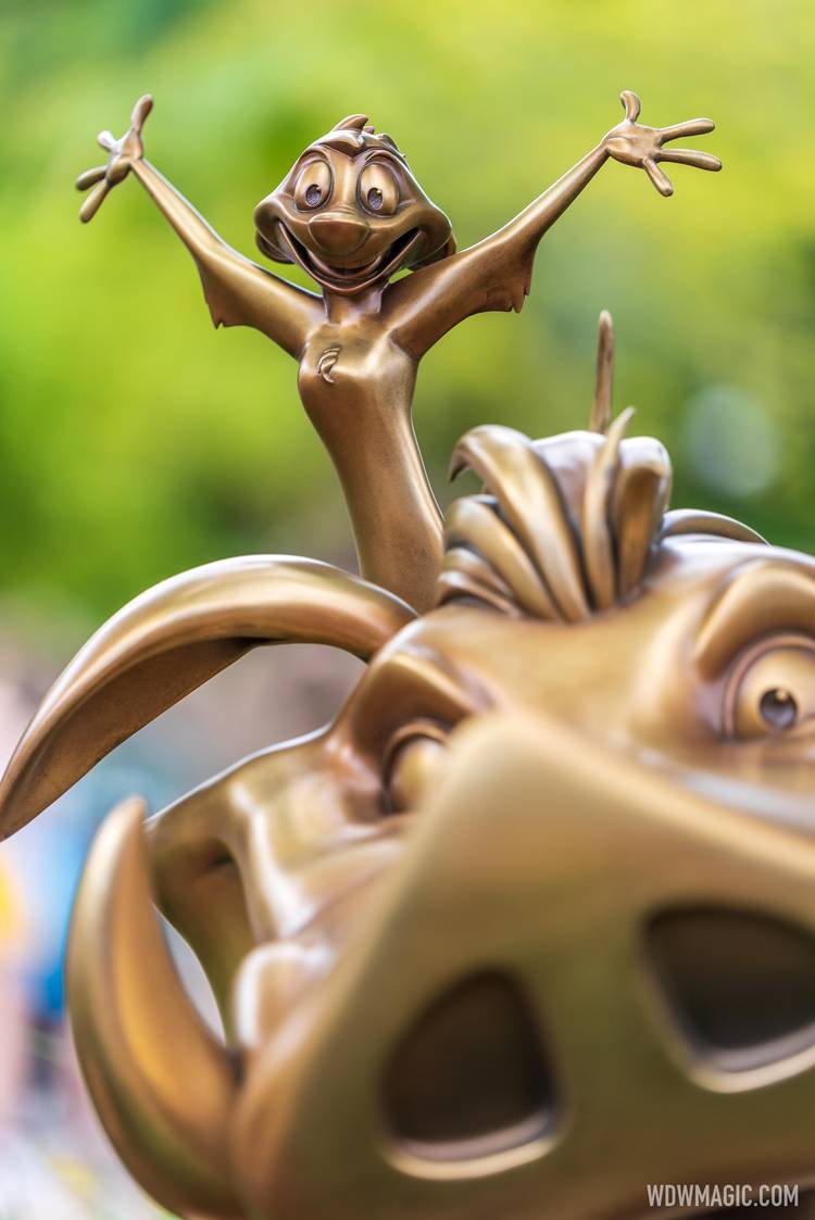 Disney Fab 50 golden character statues at Disney's Animal Kingdom - Photo 8 of 8 Disney Fab 50 golden character statues at Disney's Animal Kingdom - Photo 8 of 8