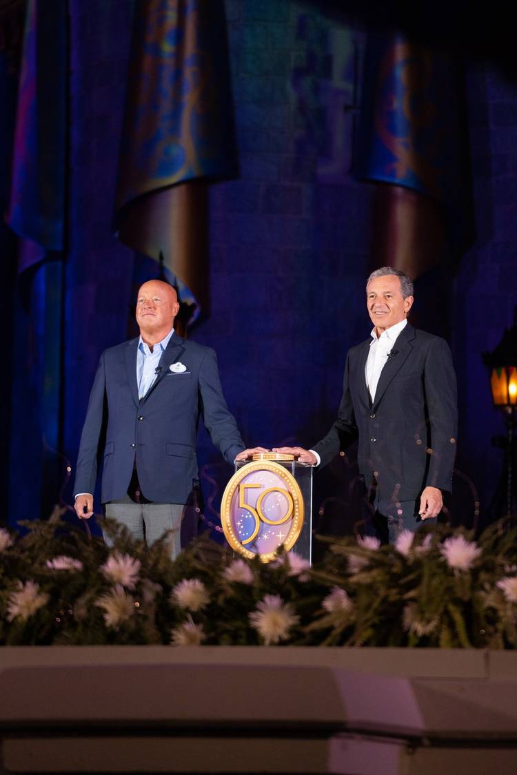 Disney Ceo Bob Chapek And Executive Chairman Bob Iger Re Dedicate Walt Disney World Resort Disney Ceo Bob Chapek And Executive Chairman Bob Iger Re Dedicate Walt Disney World Resort