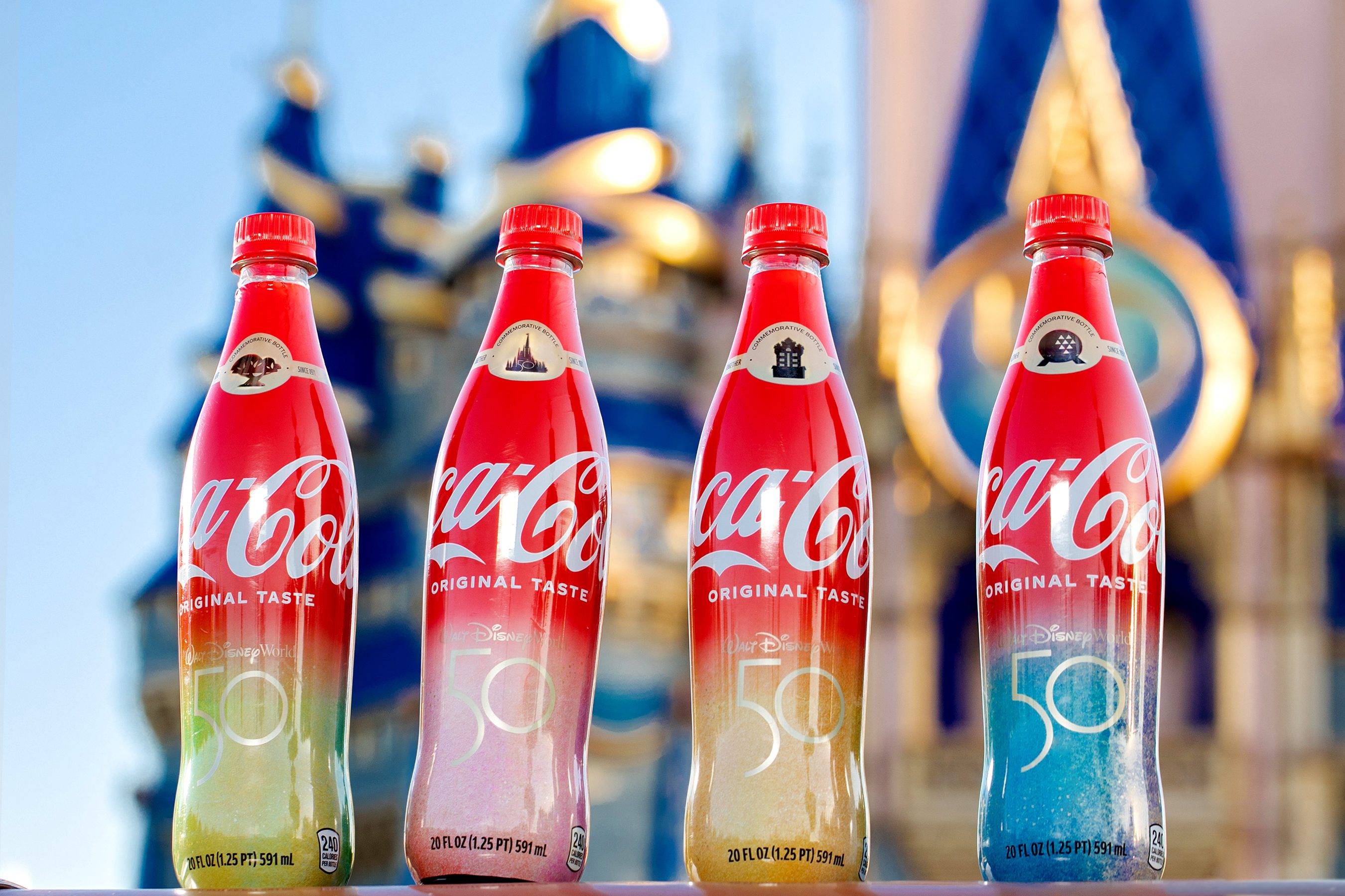 Coca-Cola Bottles for the 50th Anniversary of Walt Disney World