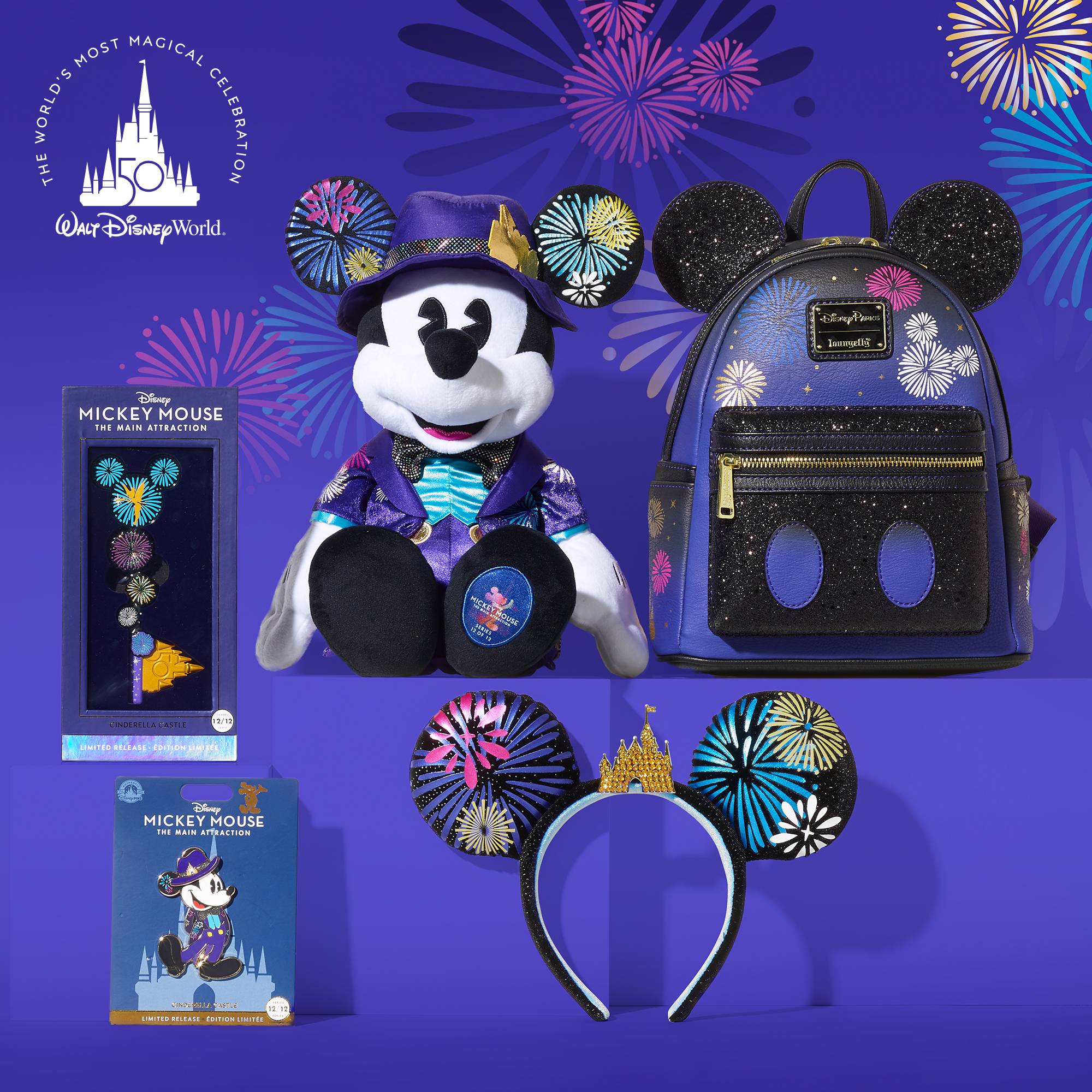 Walt Disney World Resort 50th Anniversary Grand Finale Merchandise