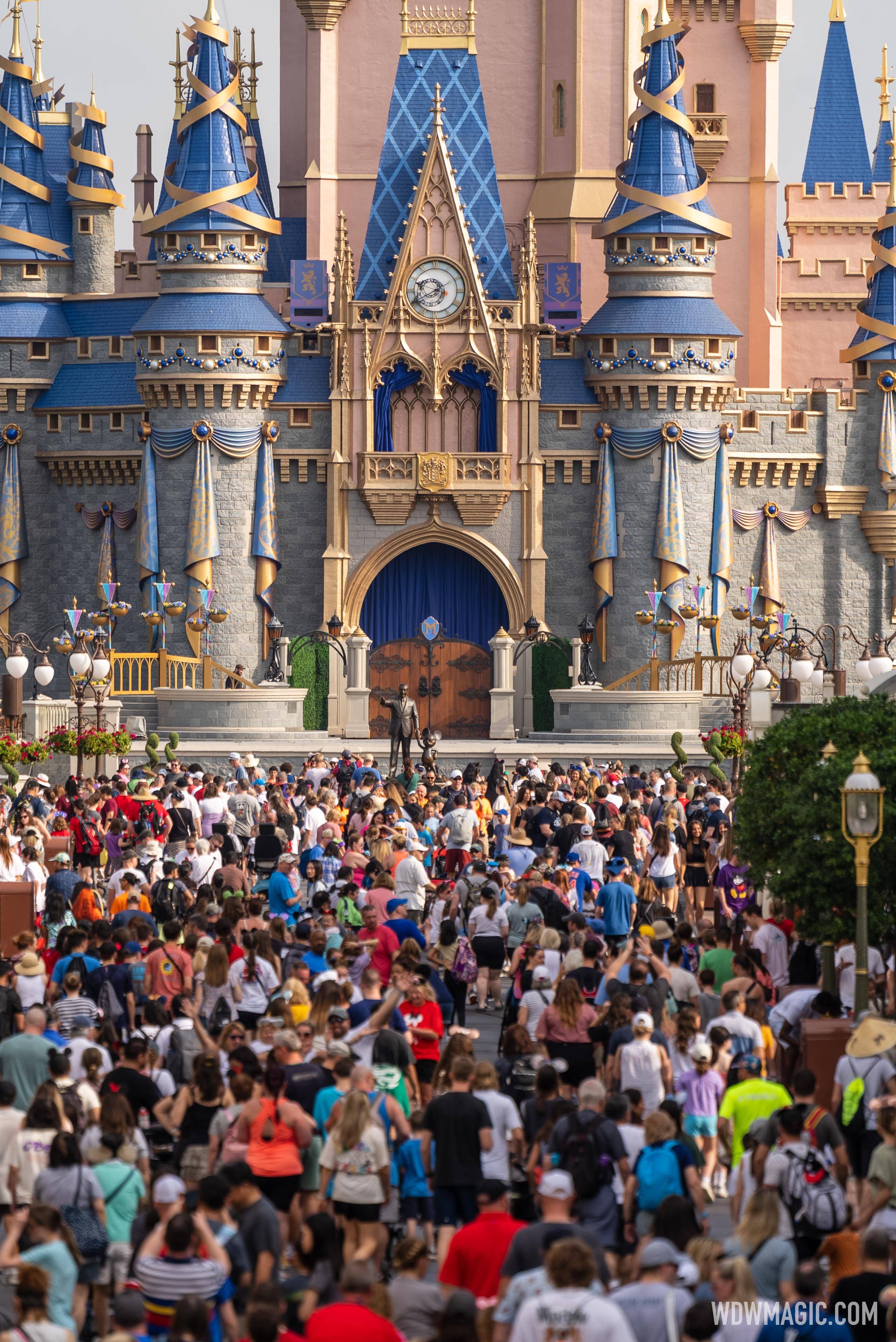 Iger said today that he is not concerned about attendance at Walt Disney World