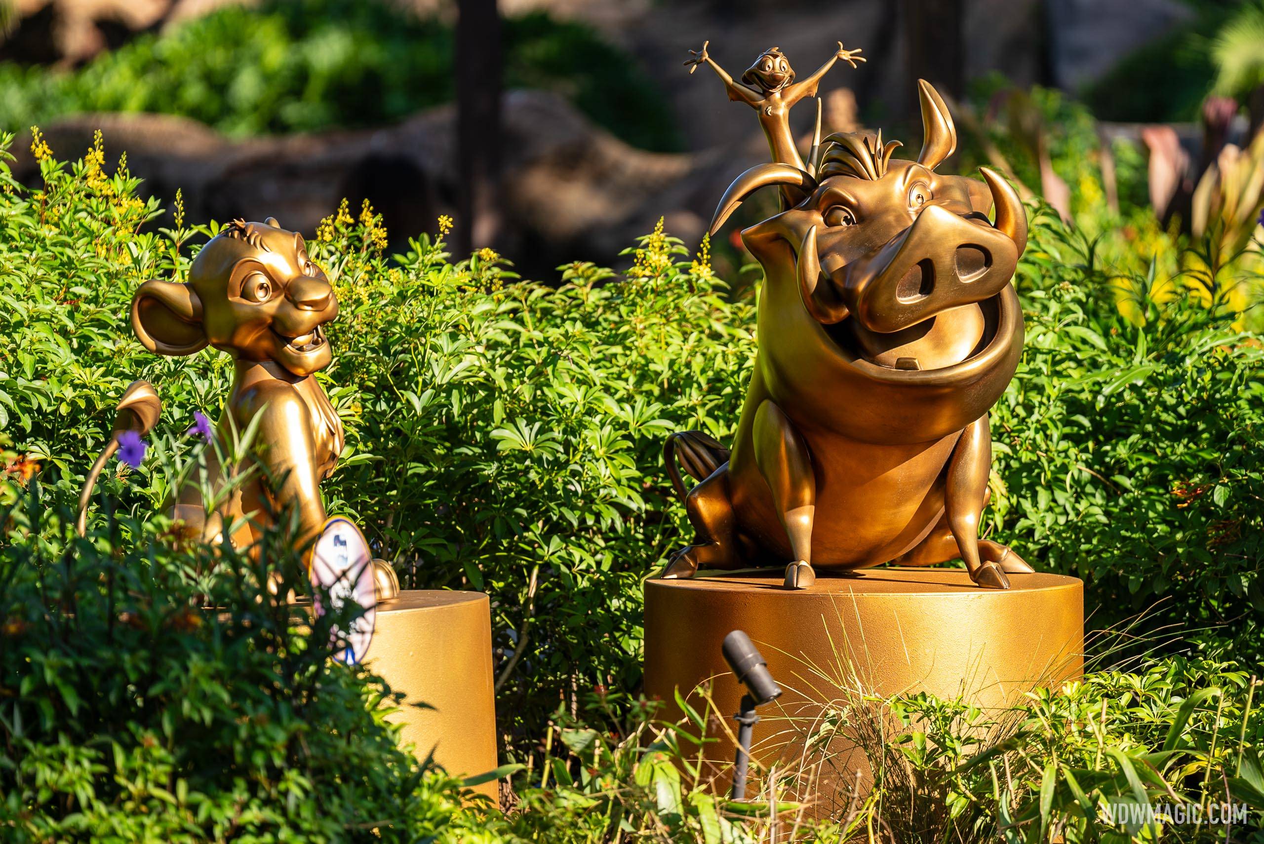 First look: Refinished Fab 50 character statues at Disney's Animal Kingdom