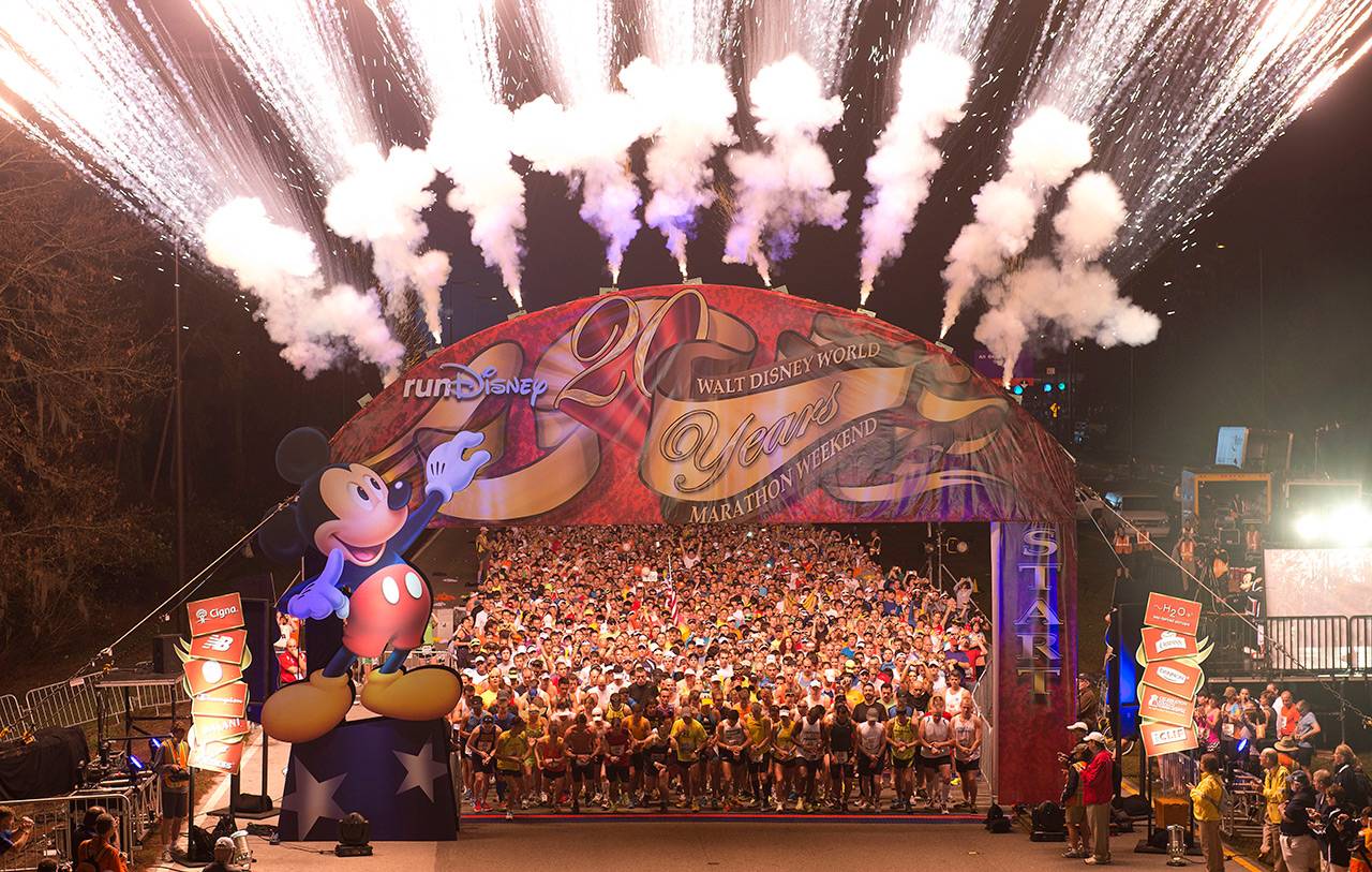2013 Walt Disney World Marathon Start Line