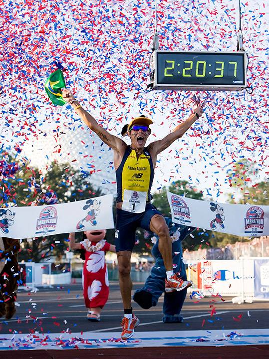 Brazil's Adriano Bastos wins his sixth Disney Marathon