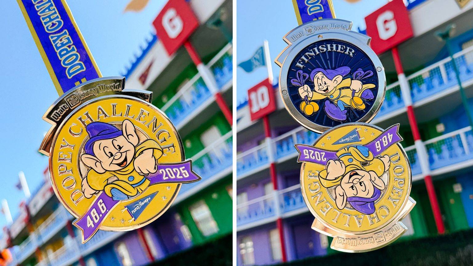 Dopey Challenge medal