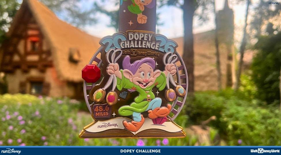 2026 Walt Disney World Marathon Weekend medals