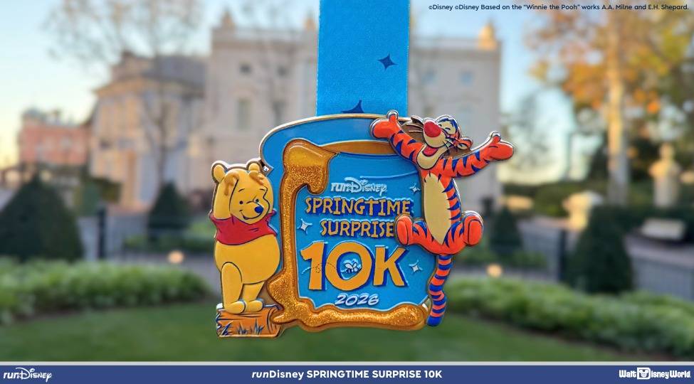runDisney 2026 Springtime Surprise Weekend Medals Revealed