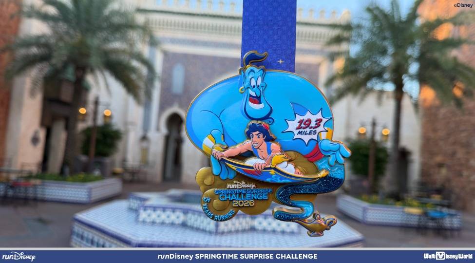 runDisney 2026 Springtime Surprise Weekend Medals Revealed