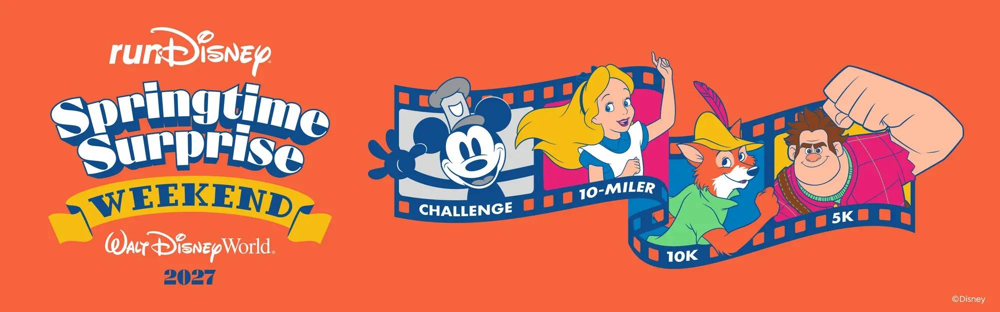 runDisney Springtime Surprise Weekend 2027