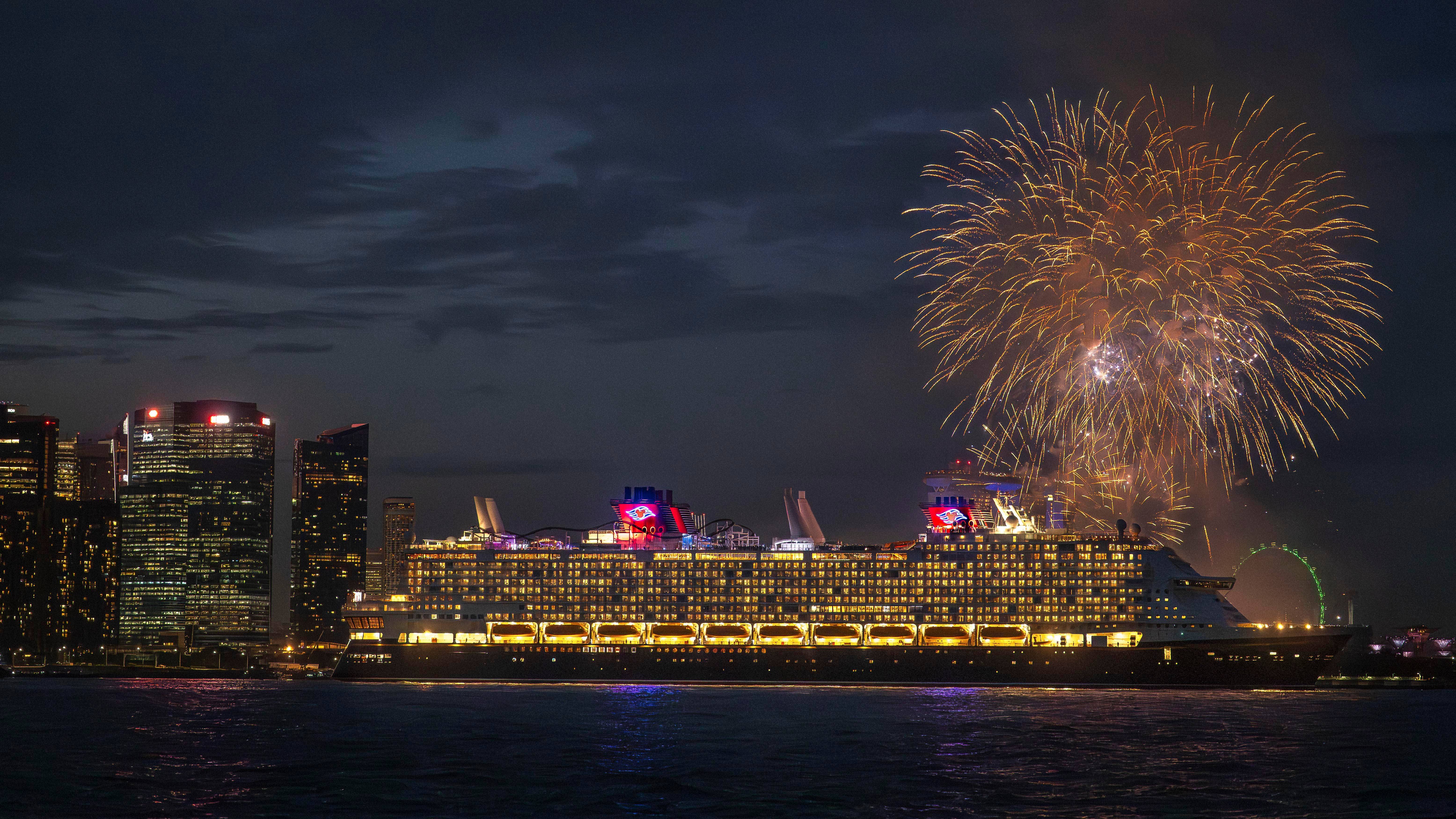 Disney Adventure Singapore Arrival