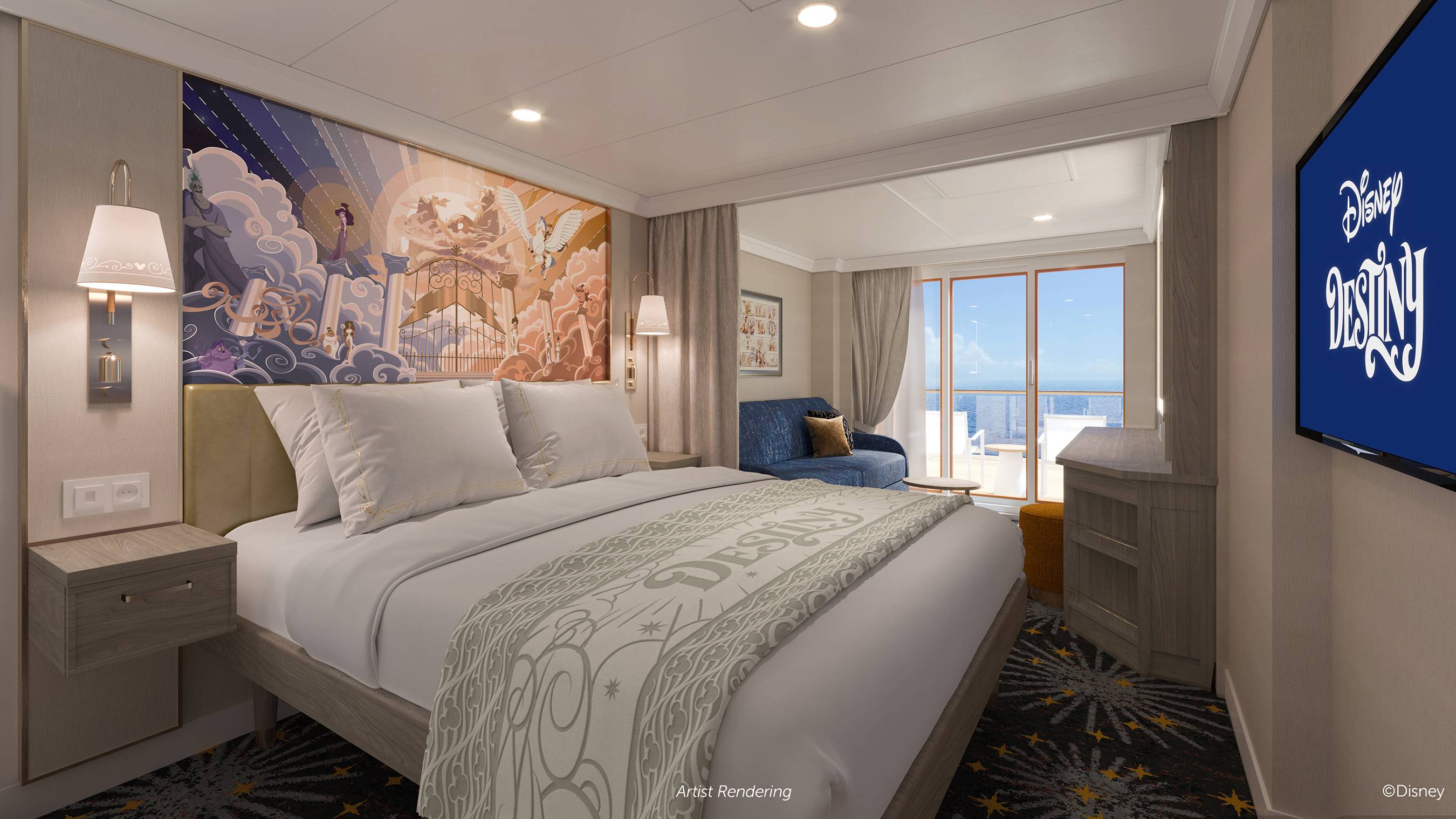 Disney Destiny Verandah Stateroom