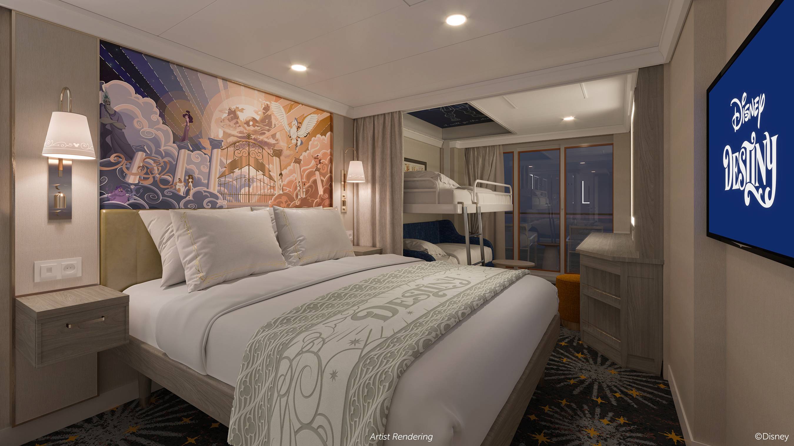 Disney Destiny Verandah Stateroom