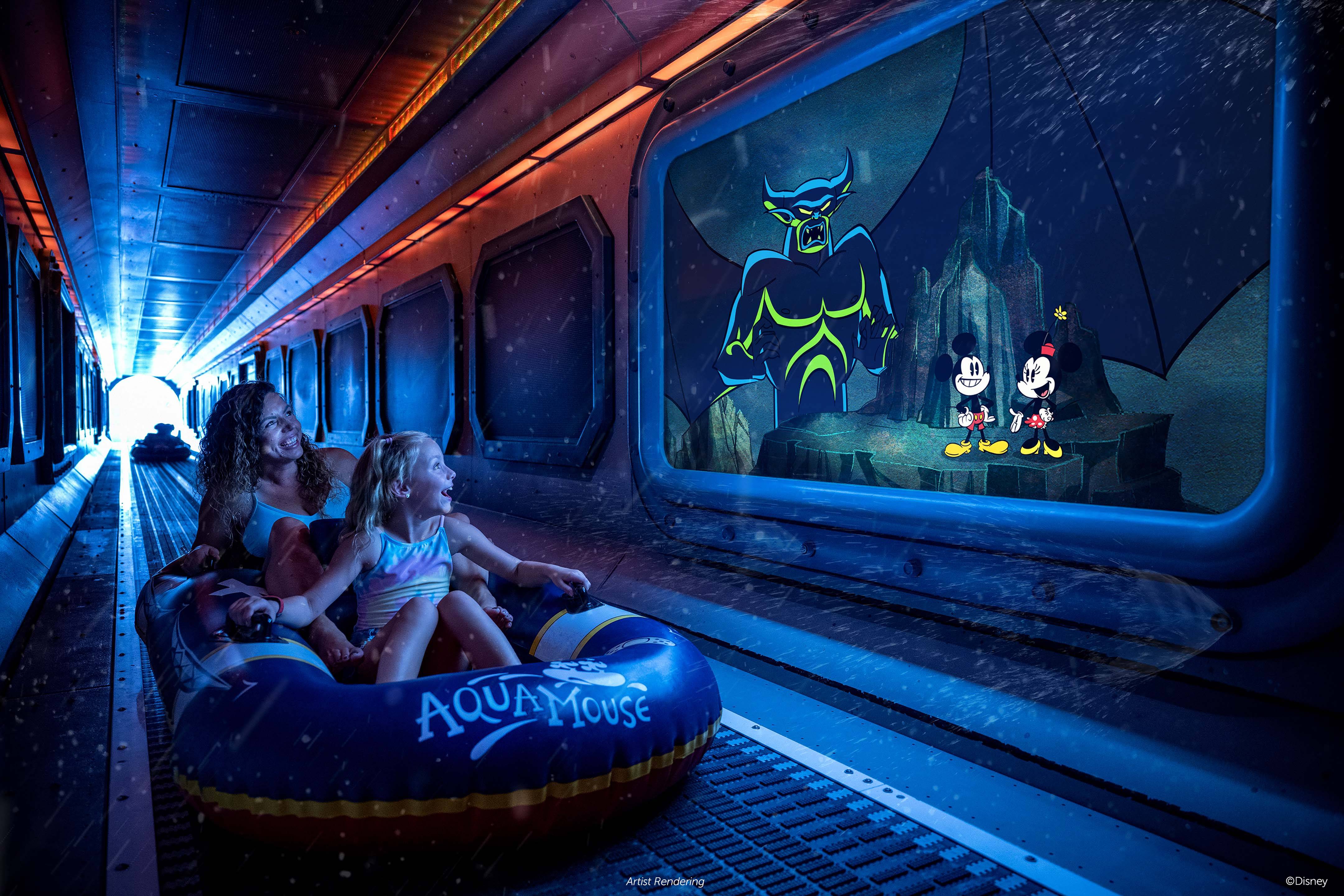 Disney Destiny Lounges and AquaMouse