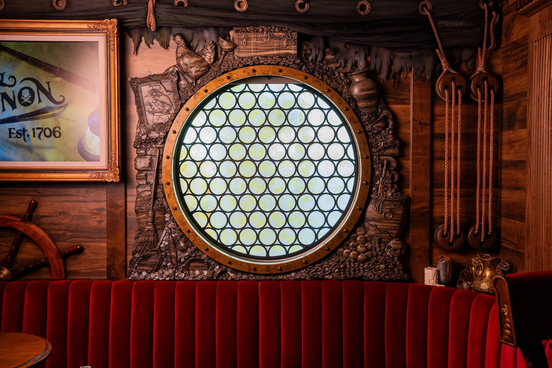 Cask and Cannon on the Disney Destiny