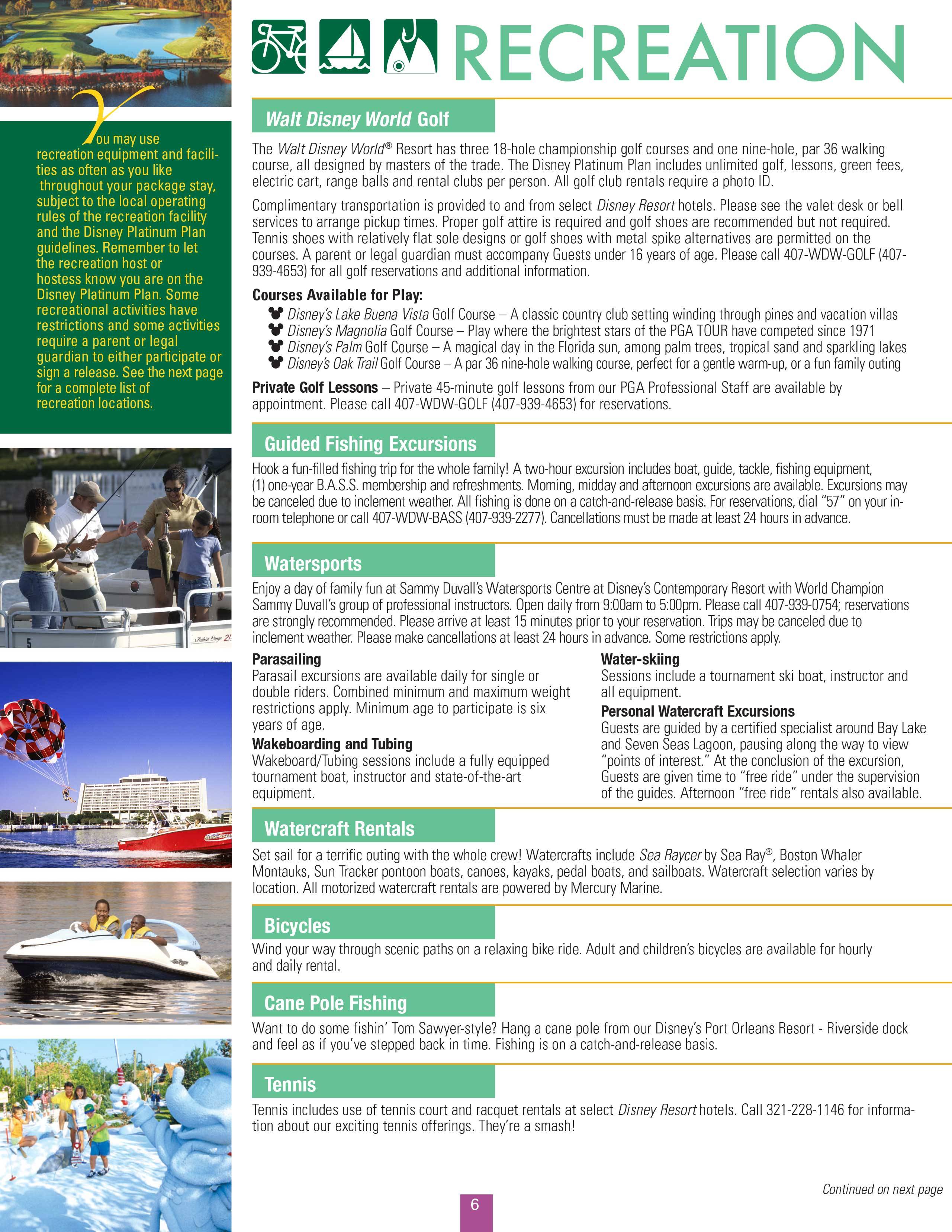 2015 Disney Platinum Plan brochure - Page 7