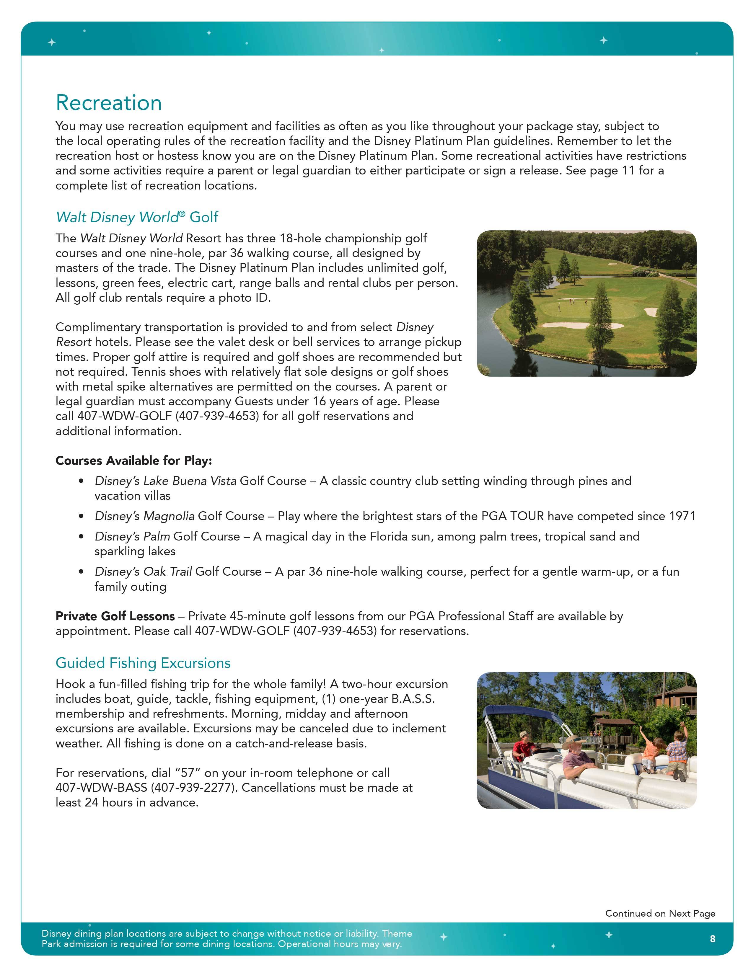 2016 Disney Platinum Dining Plan brochure - Page 13