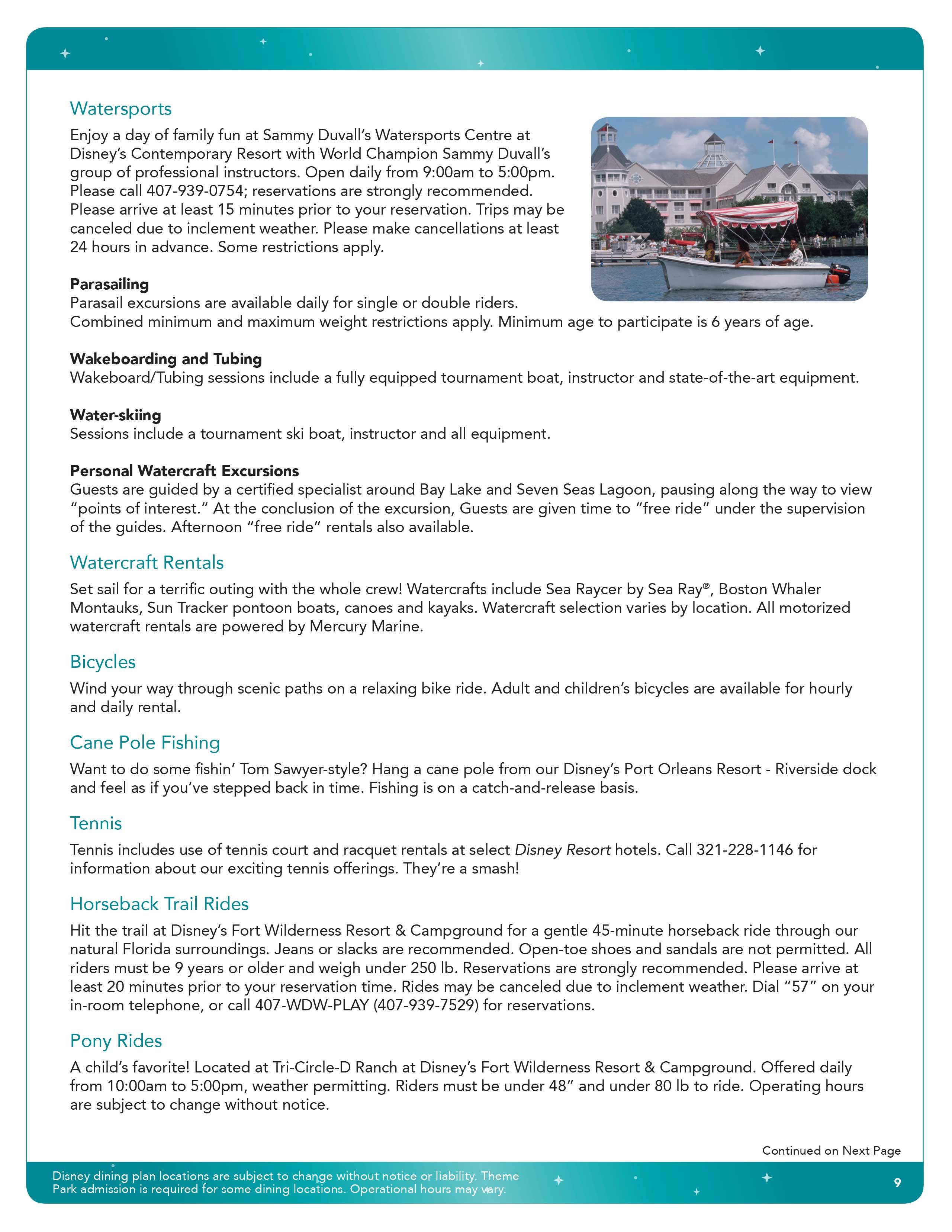 2016 Disney Platinum Dining Plan brochure - Page 14