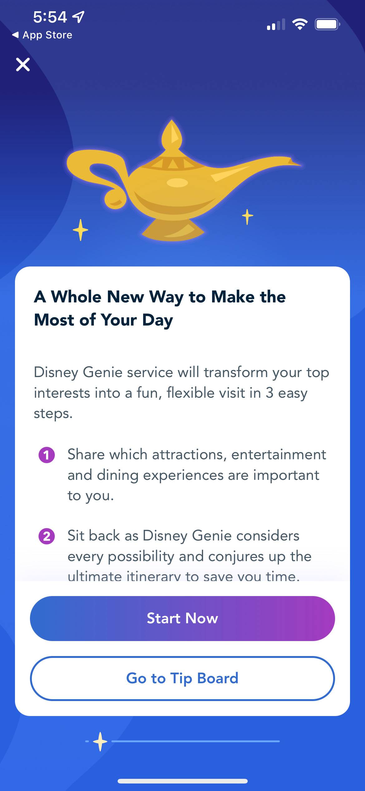 My Disney Experience Disney Genie planning your day