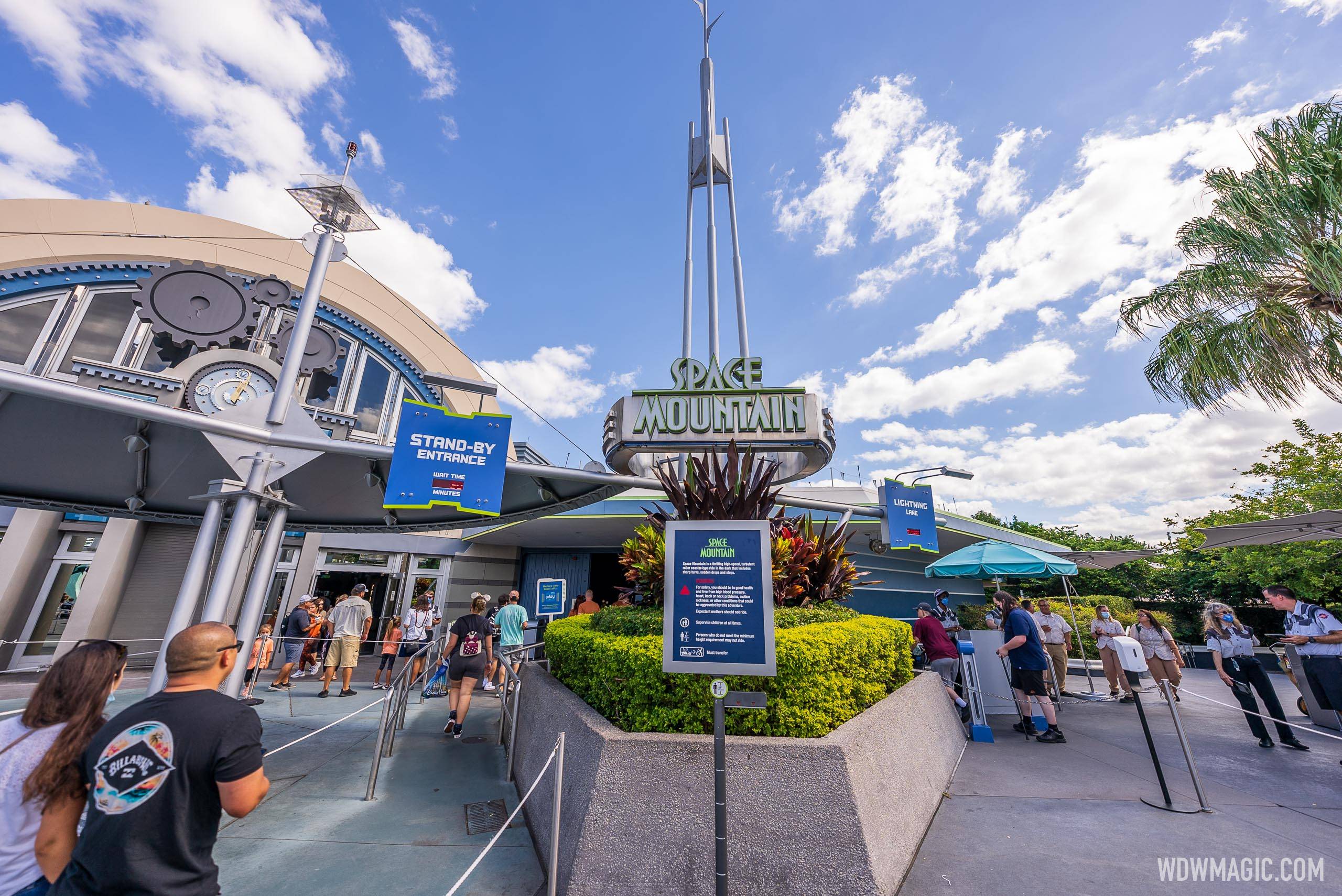 Space Mountain moves back to an individual Lightning Lane purchase