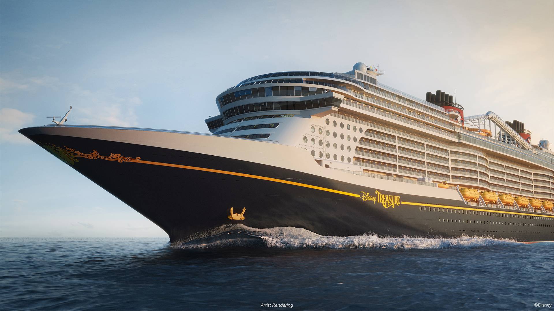Disney Treasure, the sixth ship in the Disney Cruise Line fleet, will set sail in 2024