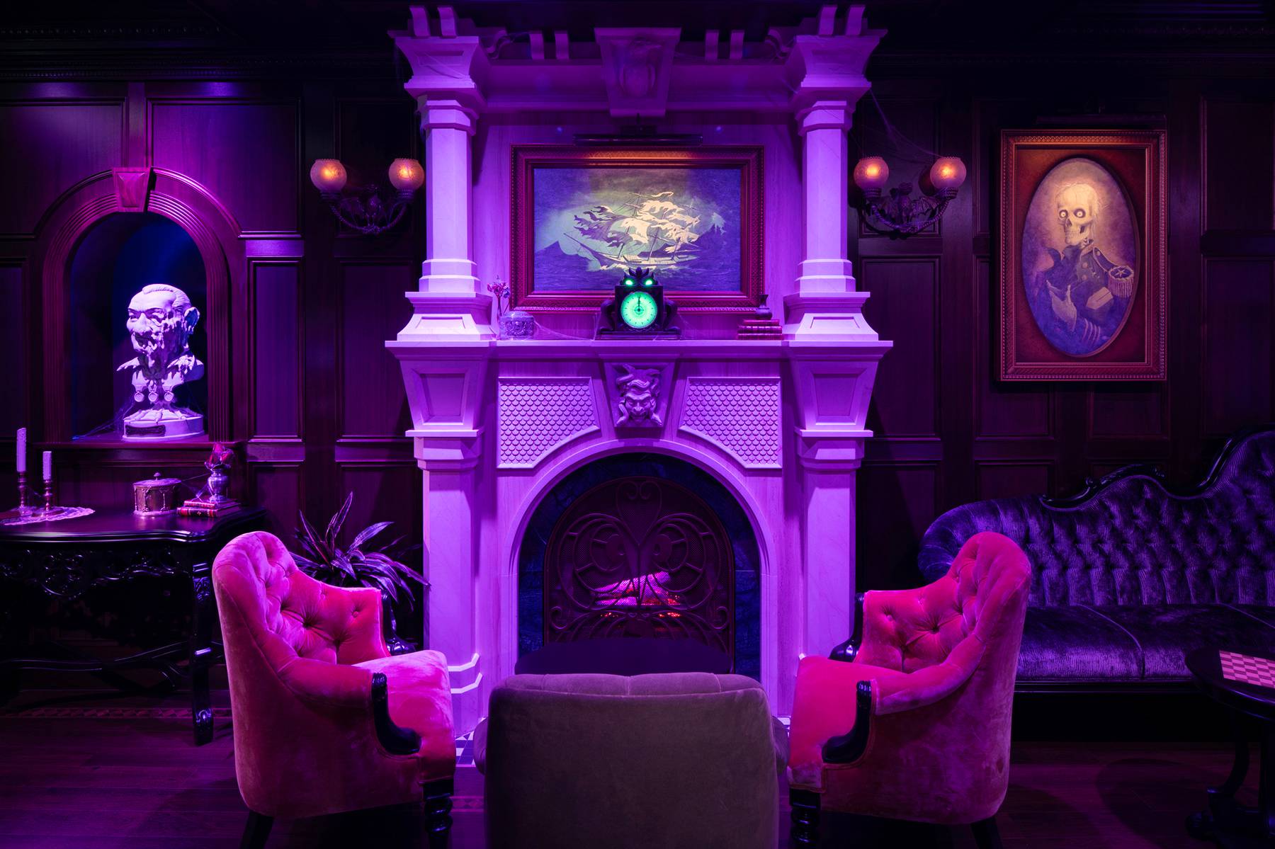 Haunted Mansion Parlor