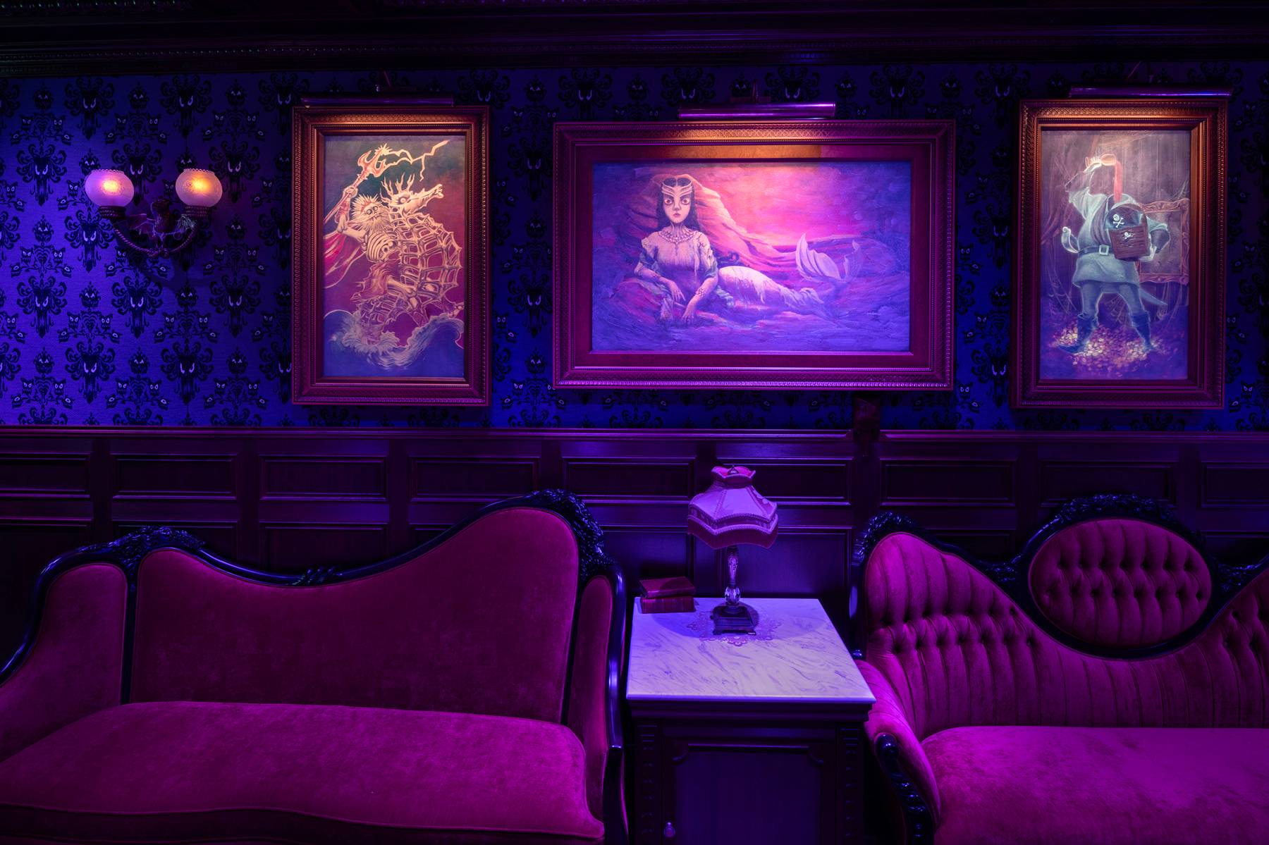 Haunted Mansion Parlor