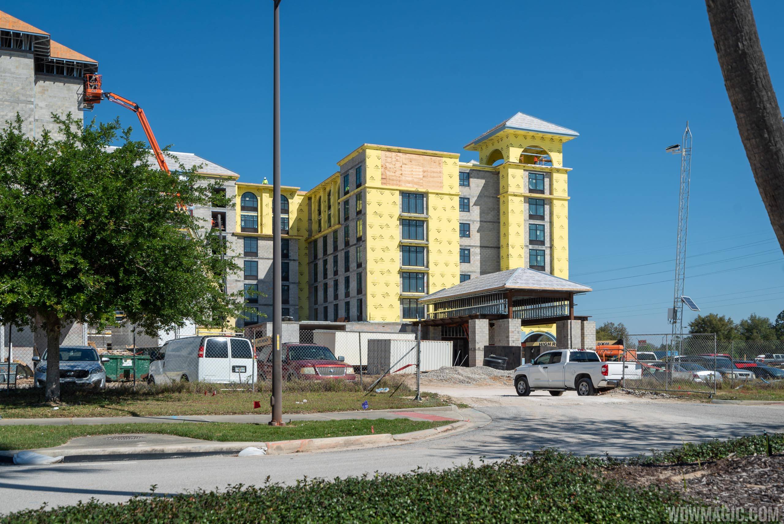 Flamingo Crossings Hotel construction - March 1 2020