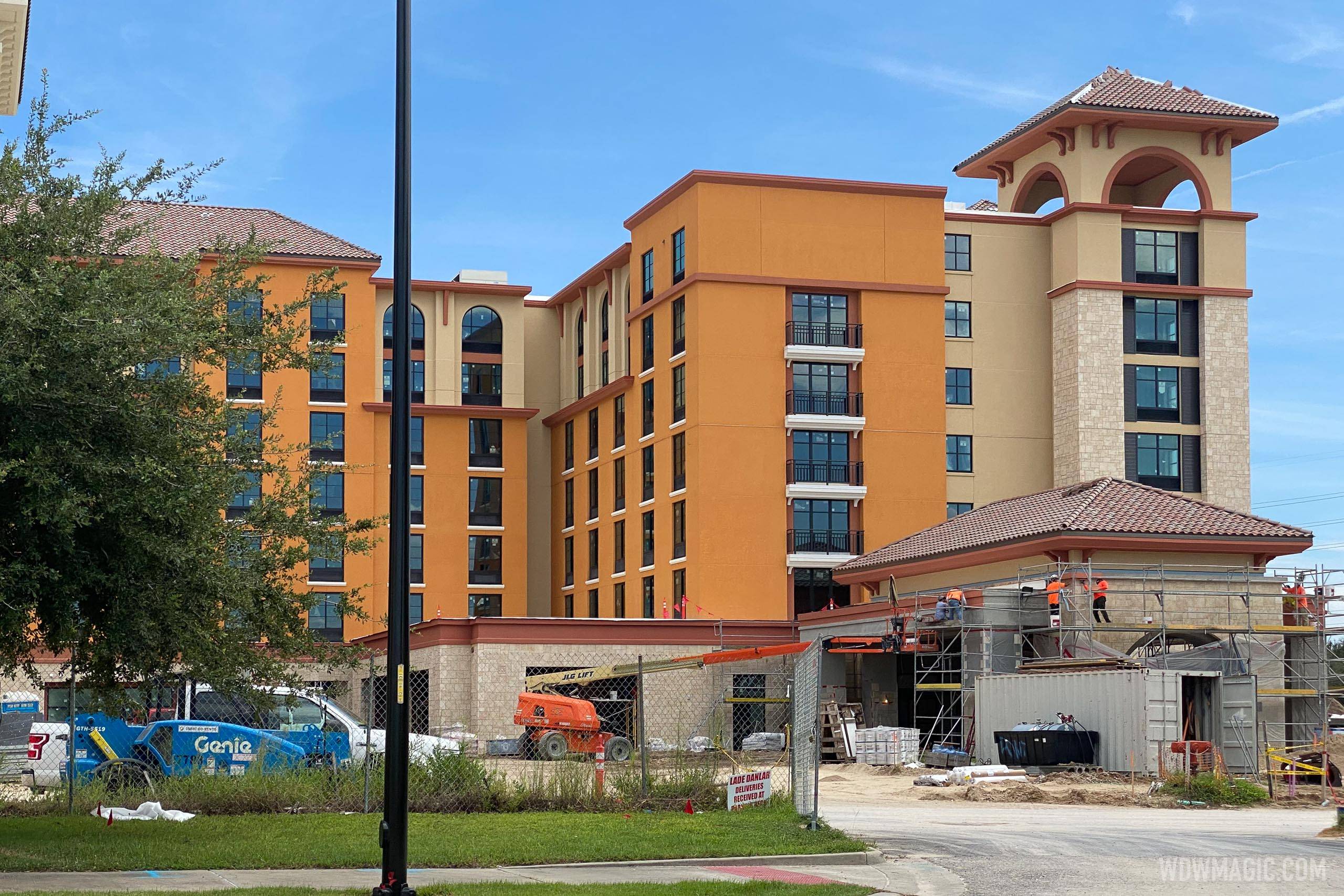 Flamingo Crossings Hotel construction - August 14 2020