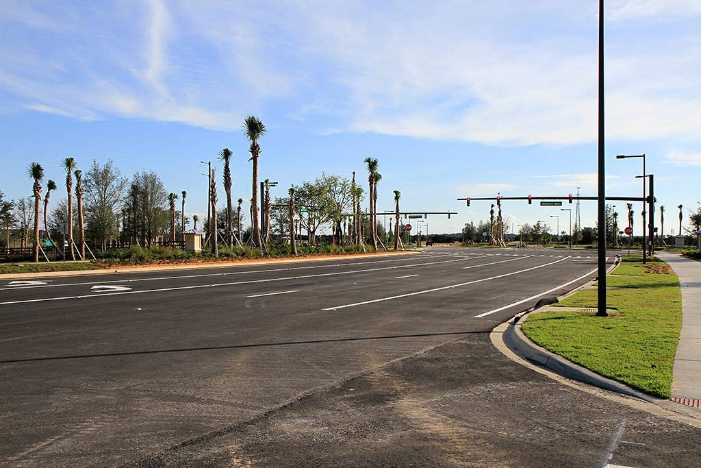 Flamingo Crossings landscaping complete and roads open to the public