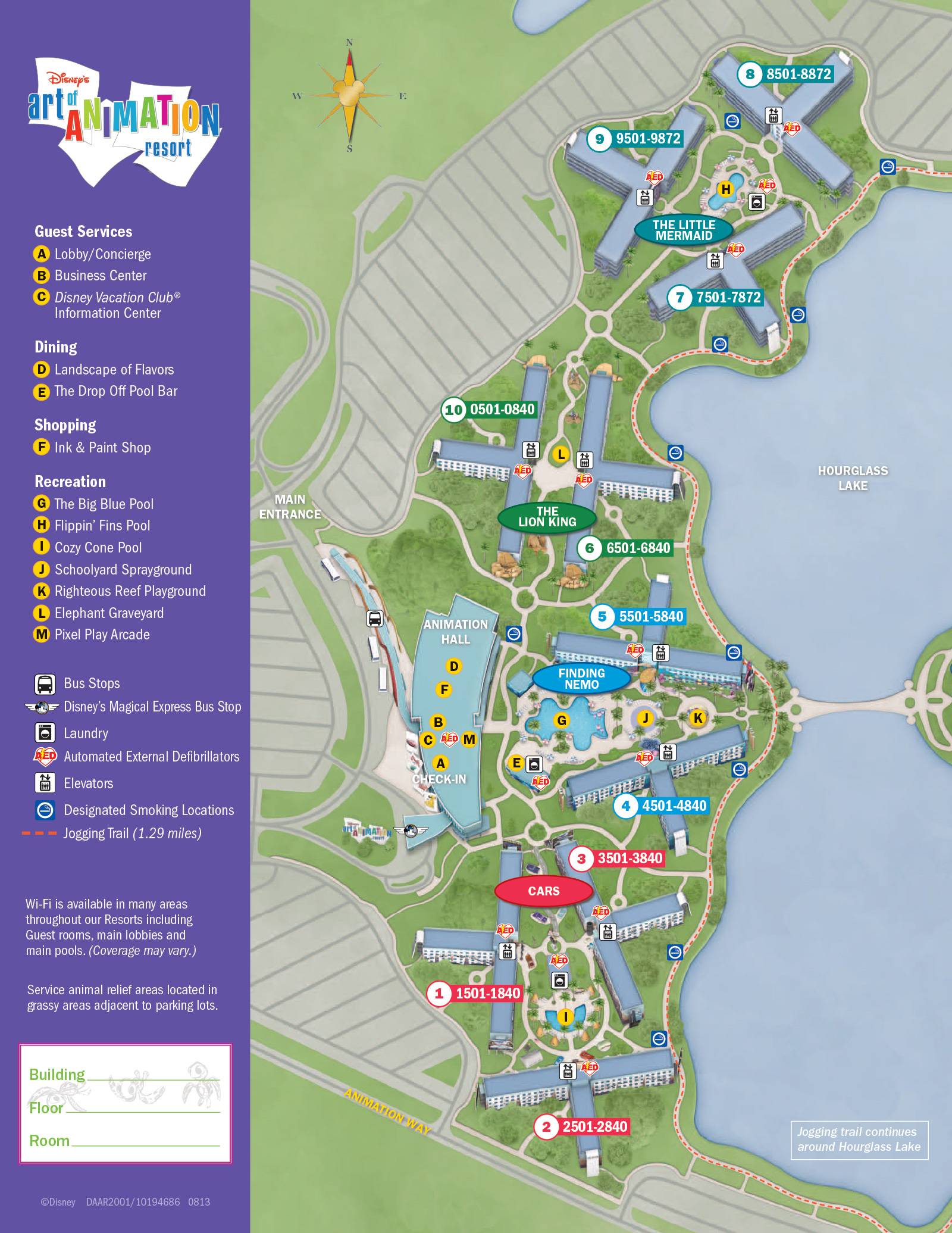 PHOTOS - New design of maps now at Walt Disney World resort