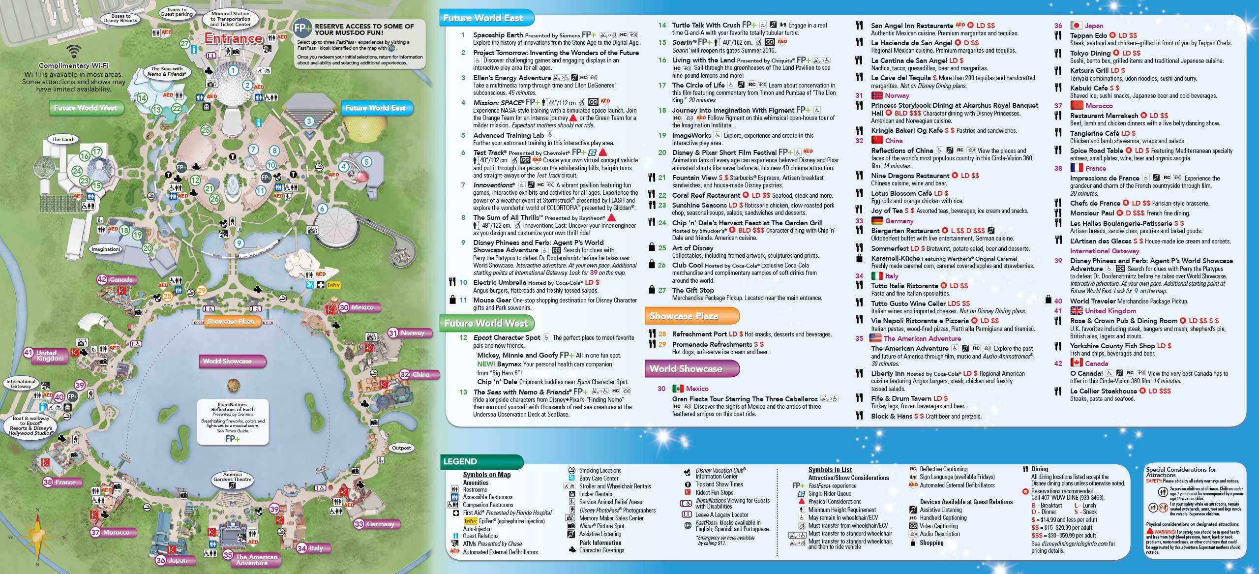 January 2016 Walt Disney World Park Maps - Photo 8 of 12