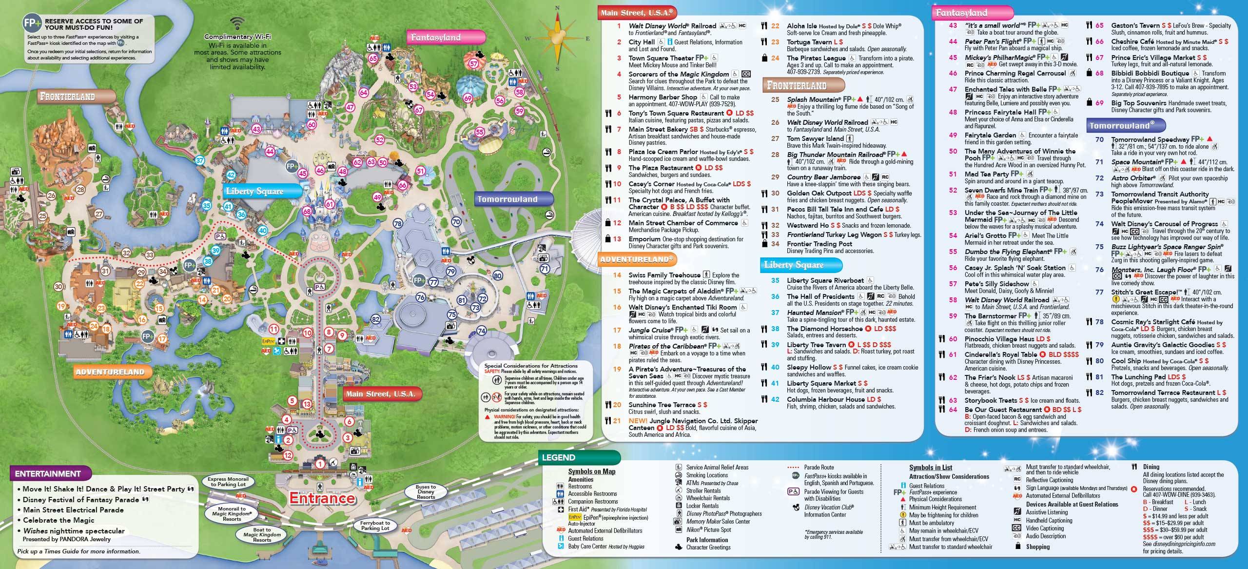 May 16 Walt Disney World Park Maps Photo 8 Of 14
