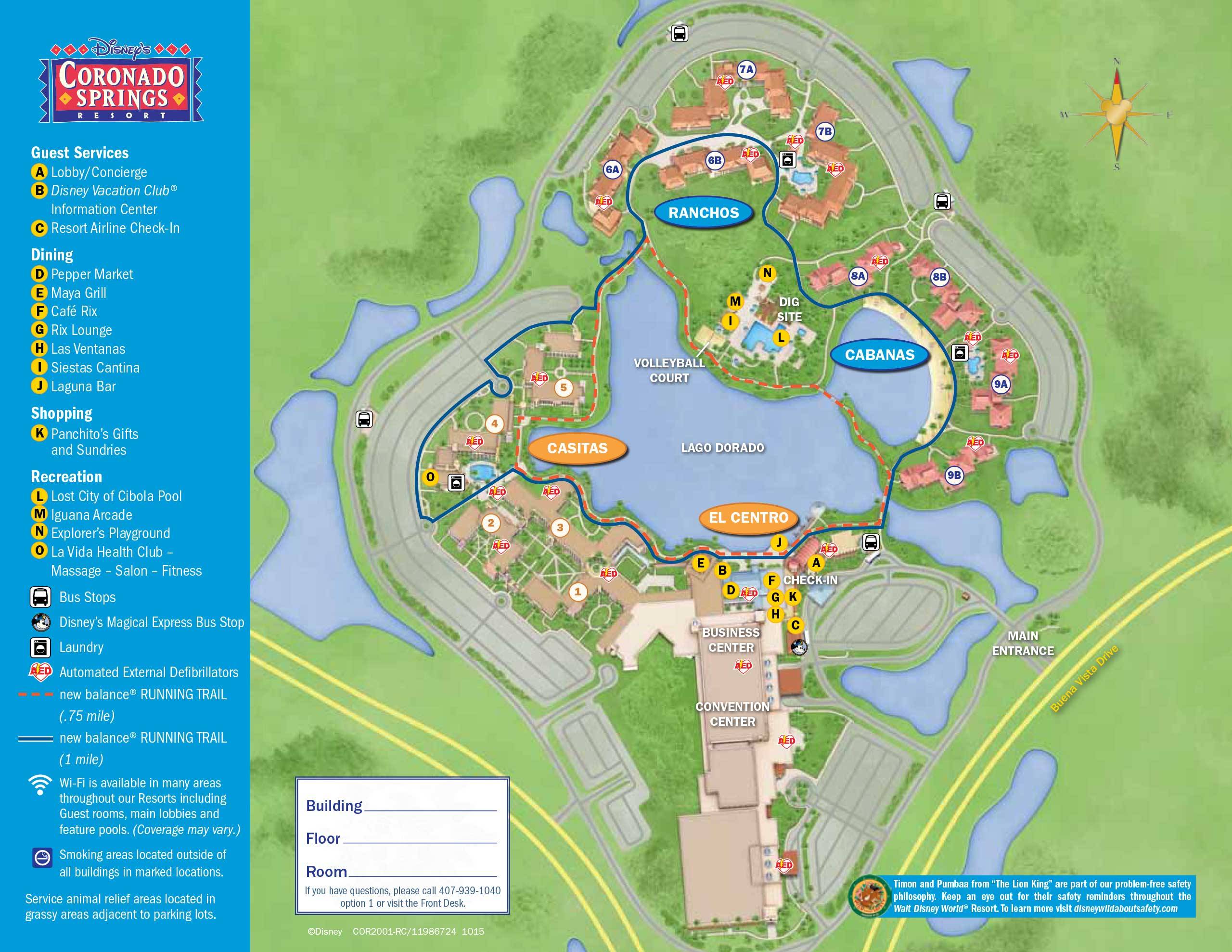 Disney World Hotel Map - Maps Full 30016 