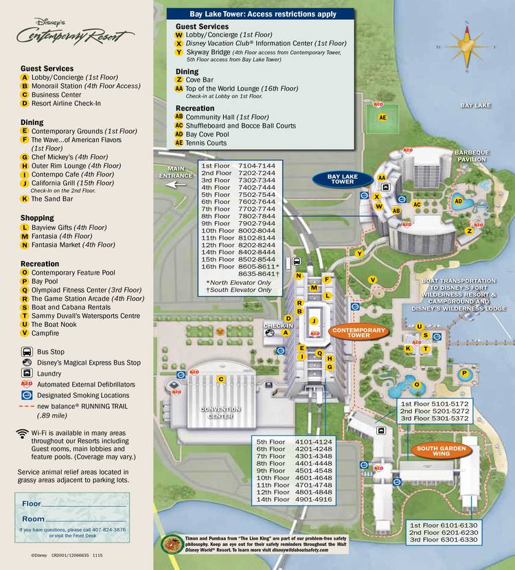 Contemporary Garden Wing Map April 2017 Walt Disney World Resort Hotel Maps Photoadf 21 Of 33 Contemporary Garden Wing Map April 2017 Walt Disney World Resort Hotel Maps Photoadf 21 Of 33
