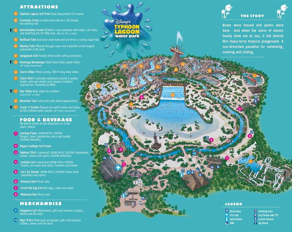 Water Park Maps 2008
