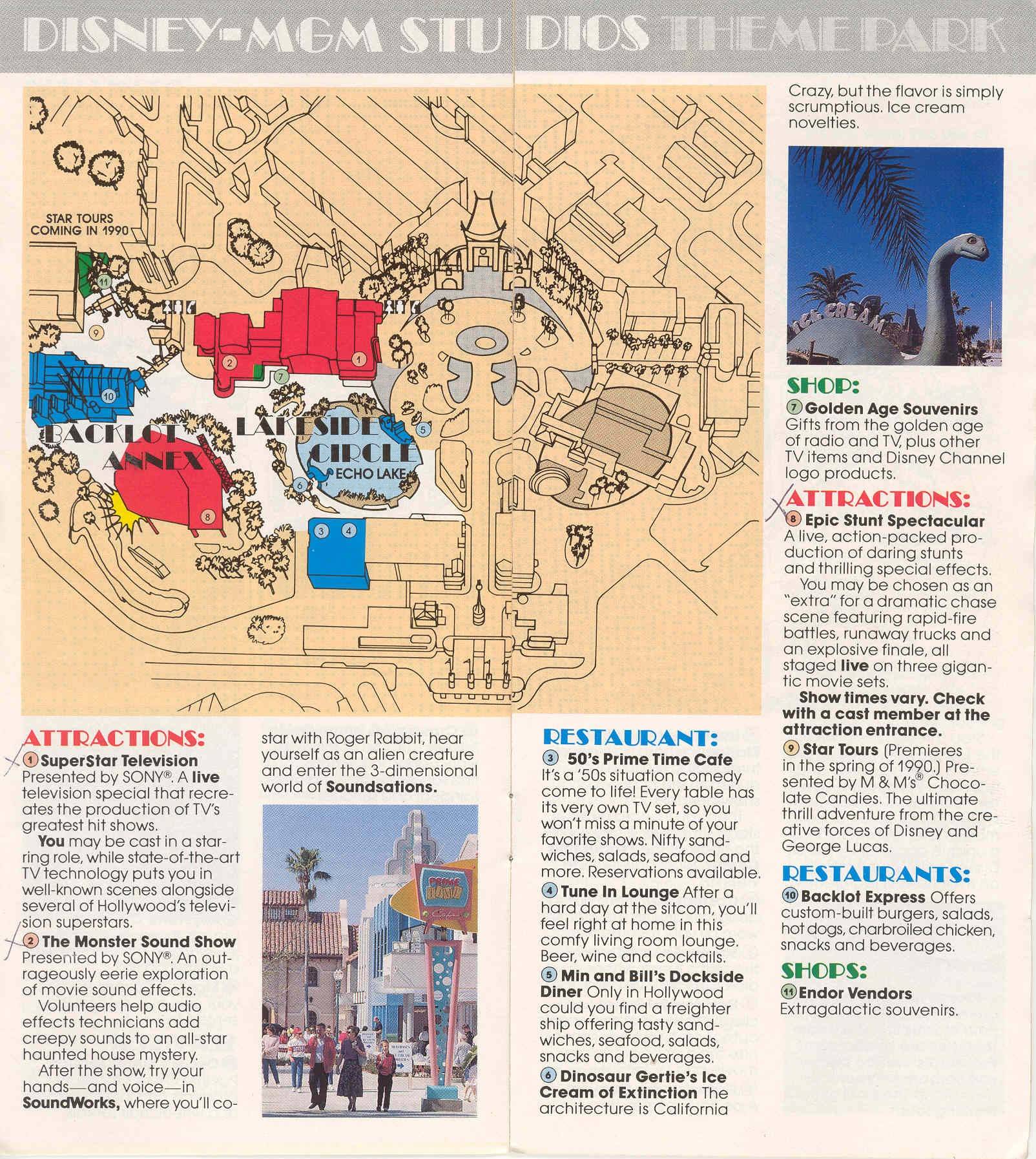 Disney-MGM Studios Guide Book 1989